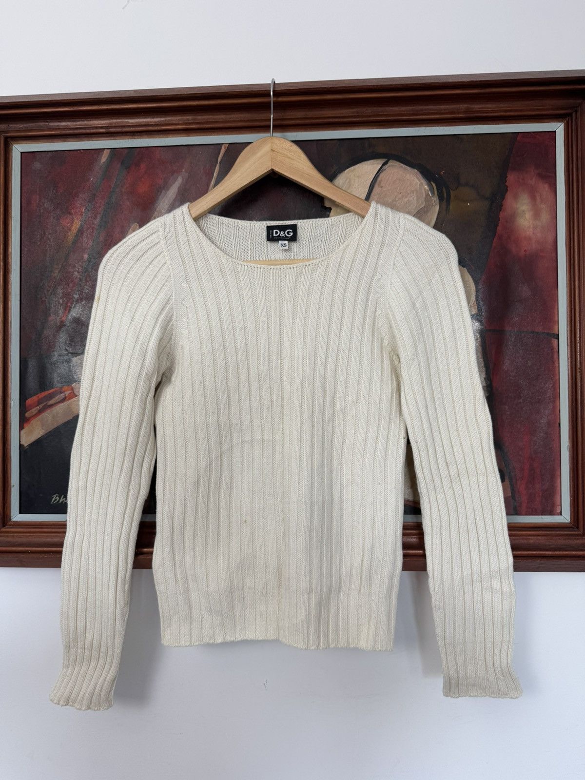 Dolce & Gabbana Rare Dolce&Gabbana Y2k Vintage Knit Sweater Luxury Size XS / US 0-2 / IT 36-38 - 1 Thumbnail