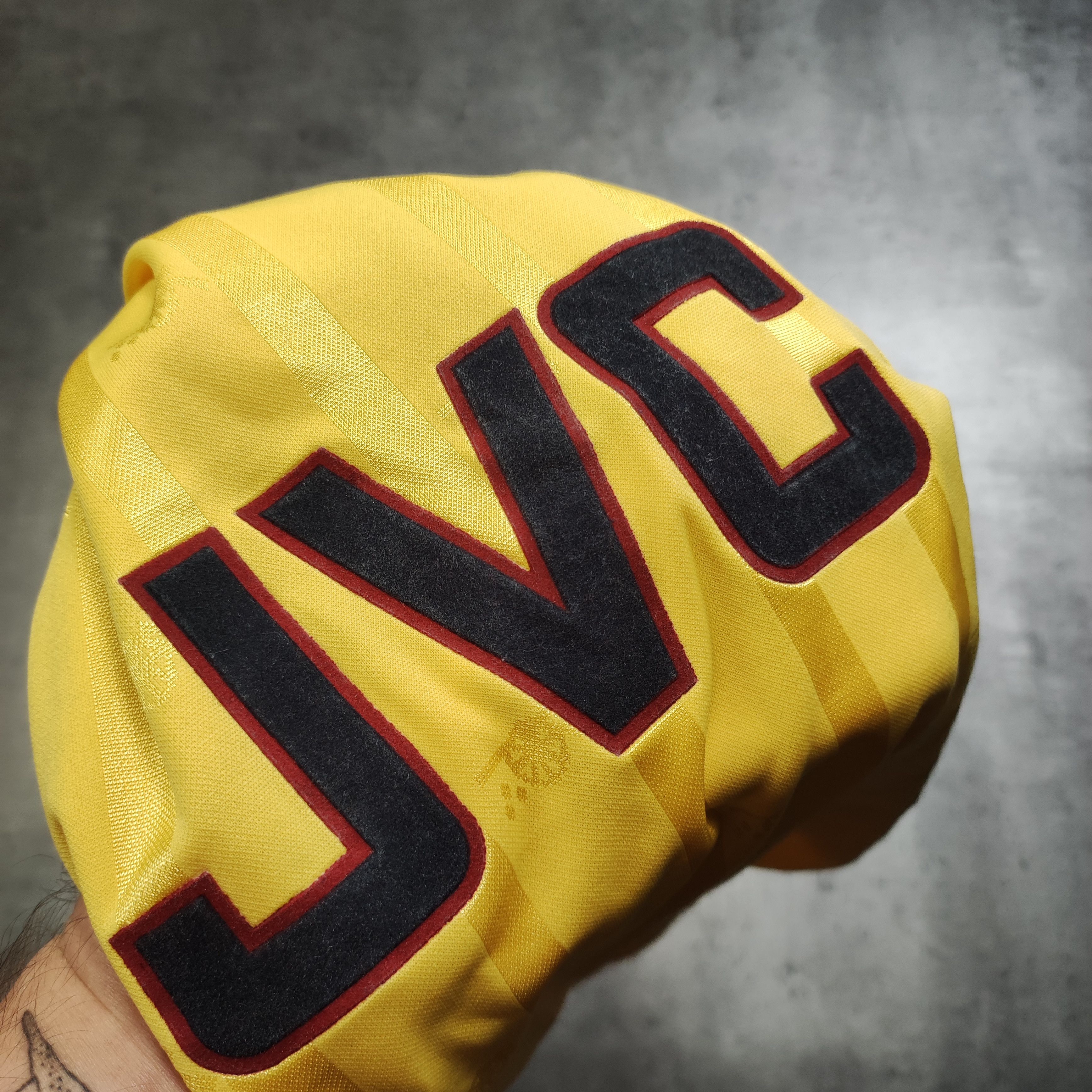 Vintage RARE Vintage 90s JVC Arsenal London 1989 Score Draw Kit Size US XXL / EU 58 / 5 - 5 Thumbnail