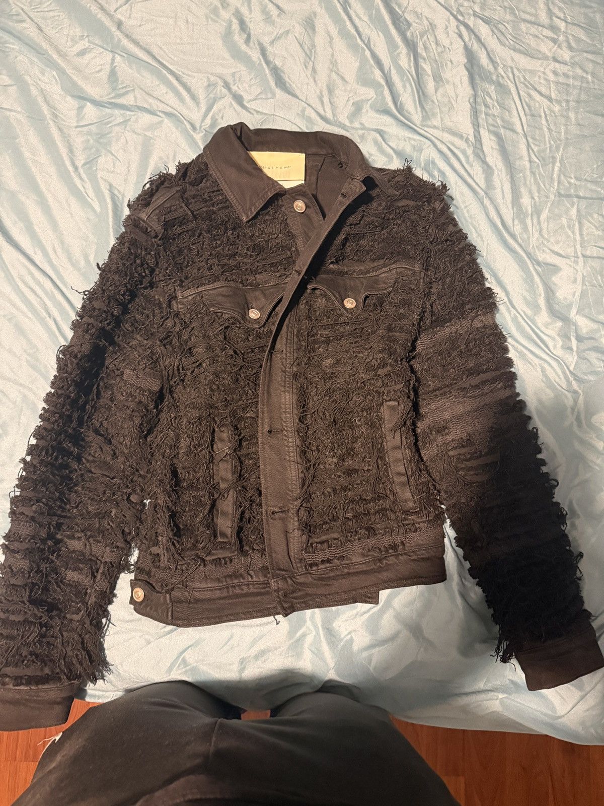 1017 ALYX 9SM × Blackmeans 1017 ALYX 9SM frayed denim jacket Size US S / EU 44-46 / 1 - 1 Thumbnail
