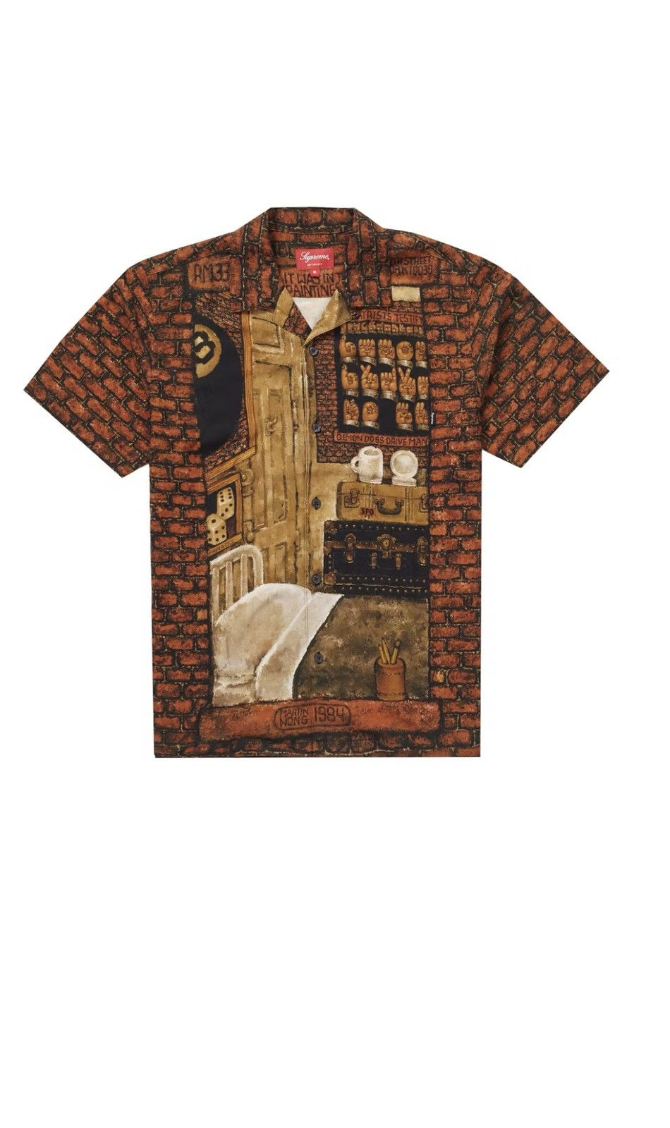 Supreme Supreme Martin Wong Secret World Rayon Shirt Size US L / EU 52-54 / 3 - 2 Thumbnail