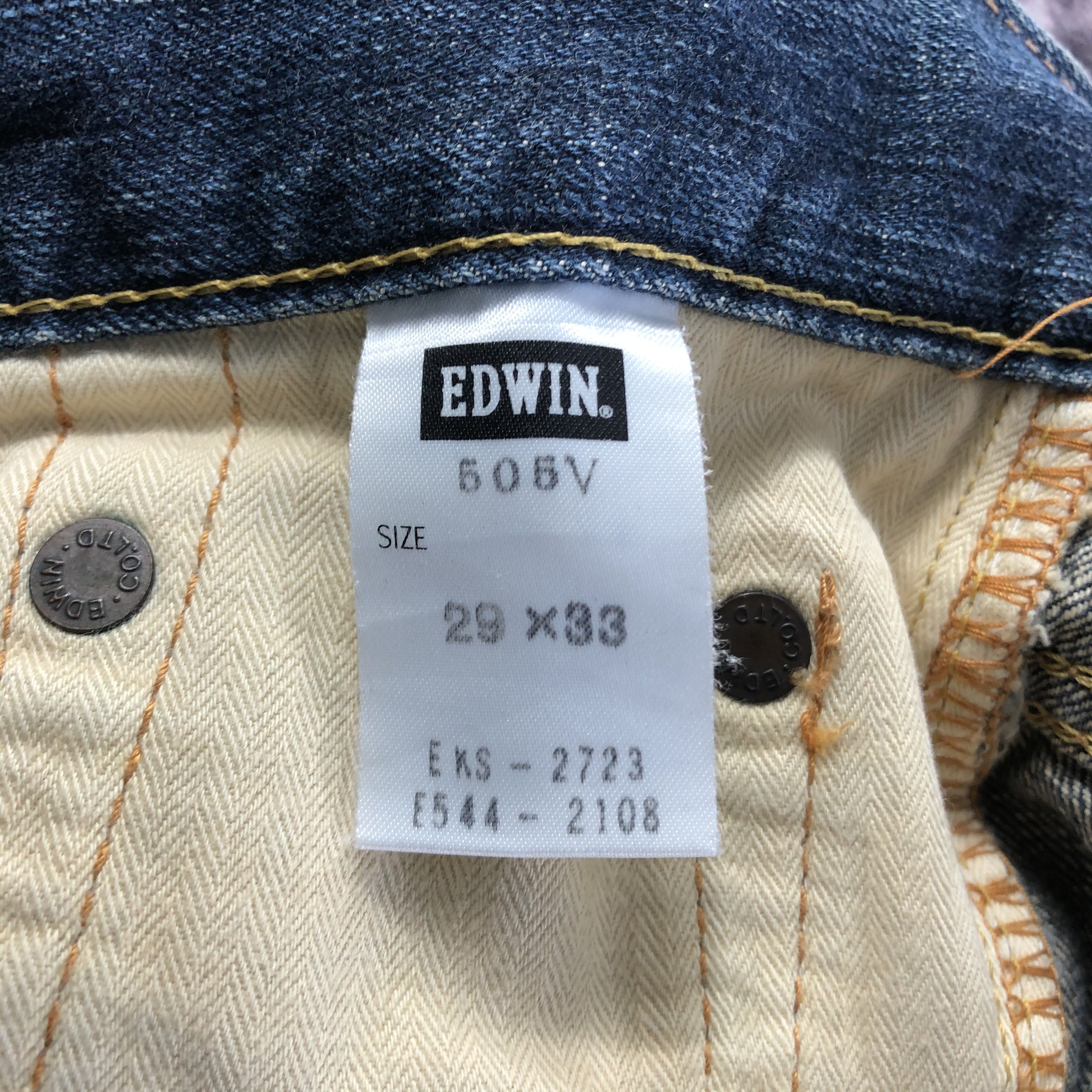 Edwin Vintage Edwin 505 Selvedge Jeans-JM3688 Size US 33 - 13 Thumbnail