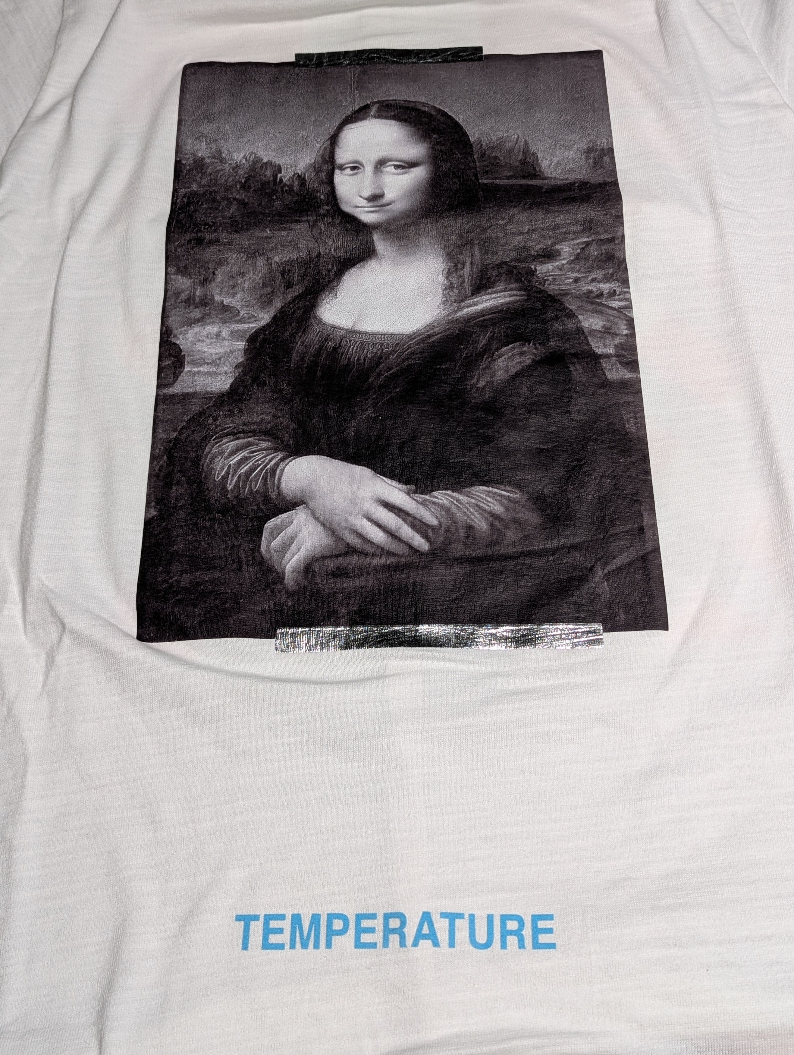 Off-White Virgil Abloh MCA Figures of Speech OFF-WHITE Mona Lisa Tee Size US XL / EU 56 / 4 - 4 Thumbnail