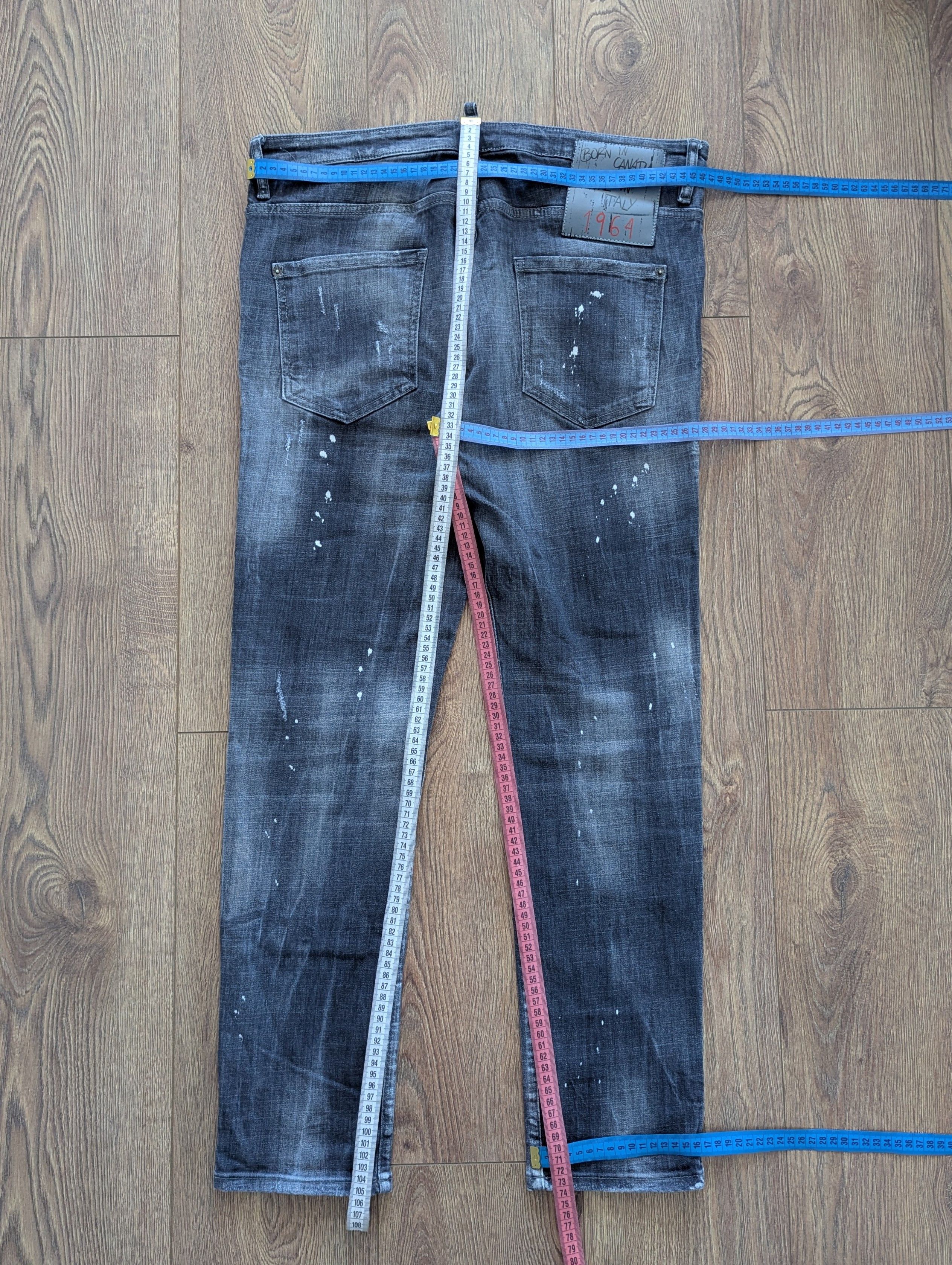 Dsquared2 DSQUARED2 Tidy Biker Jean Made In Italy Denim Pants Luxury Size US 32 / EU 48 - 20 Thumbnail