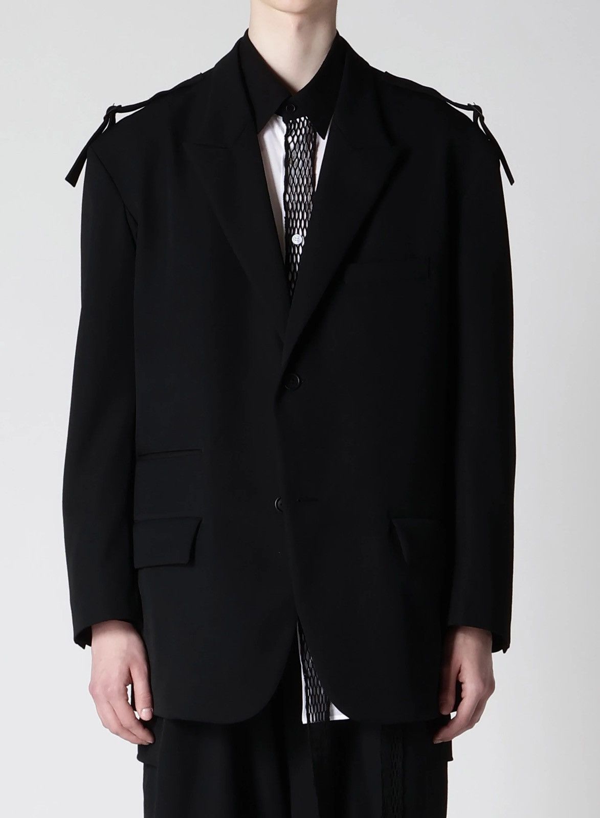 Yohji Yamamoto Yohji Yamamoto Pour Homme Bondage Strap Gabardine Jacket Size US L / EU 52-54 / 3 - 1 Thumbnail