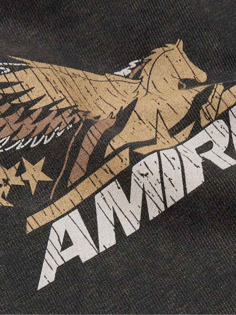 Amiri o1s1wg110326 Vintage Pegasus T-Shirt in Dark Grey Size US L / EU 52-54 / 3 - 4 Thumbnail