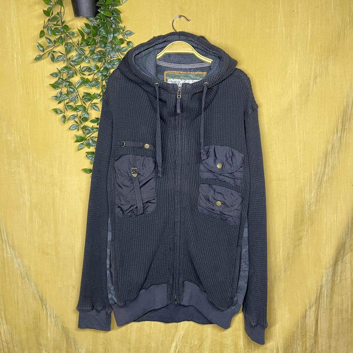 Vintage Miyabi Musubi Japan Style Military Hooded jacket