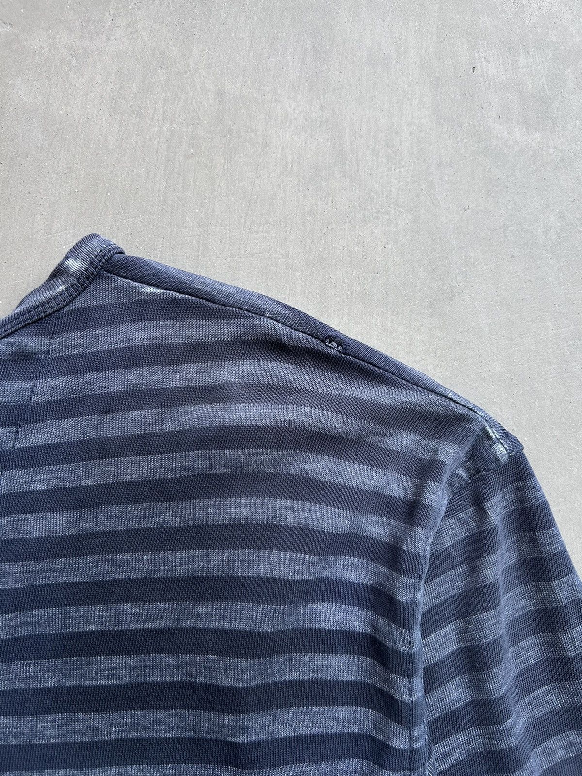 Alexander Julian × Colours Colours Striped Grunge Tee Kurt Cobain Style Size US XL / EU 56 / 4 - 13 Thumbnail