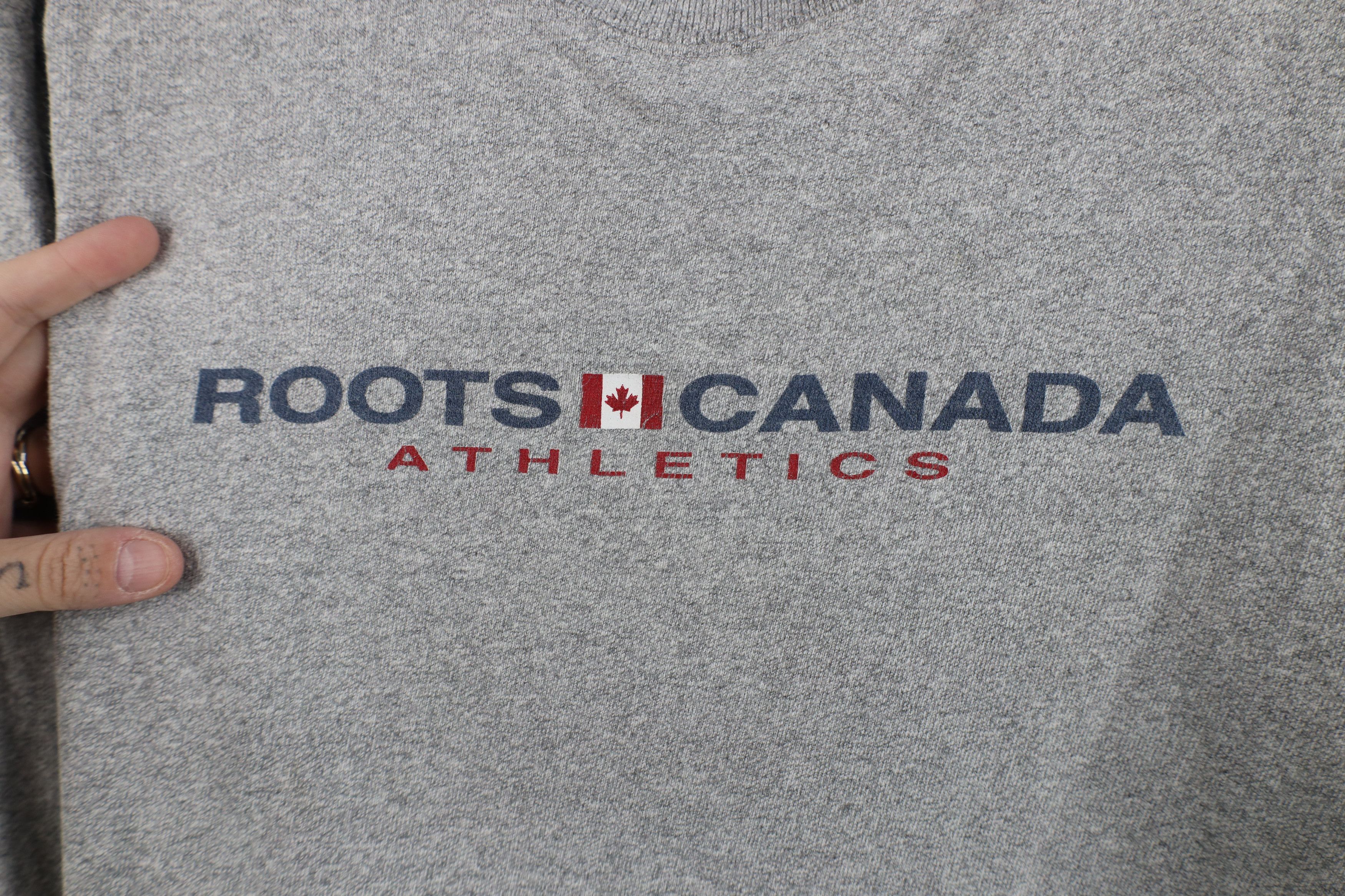 Vintage Vintage 90s Roots Athletics Jersey Knit Long Sleeve T-Shirt Size US XL / EU 56 / 4 - 4 Thumbnail
