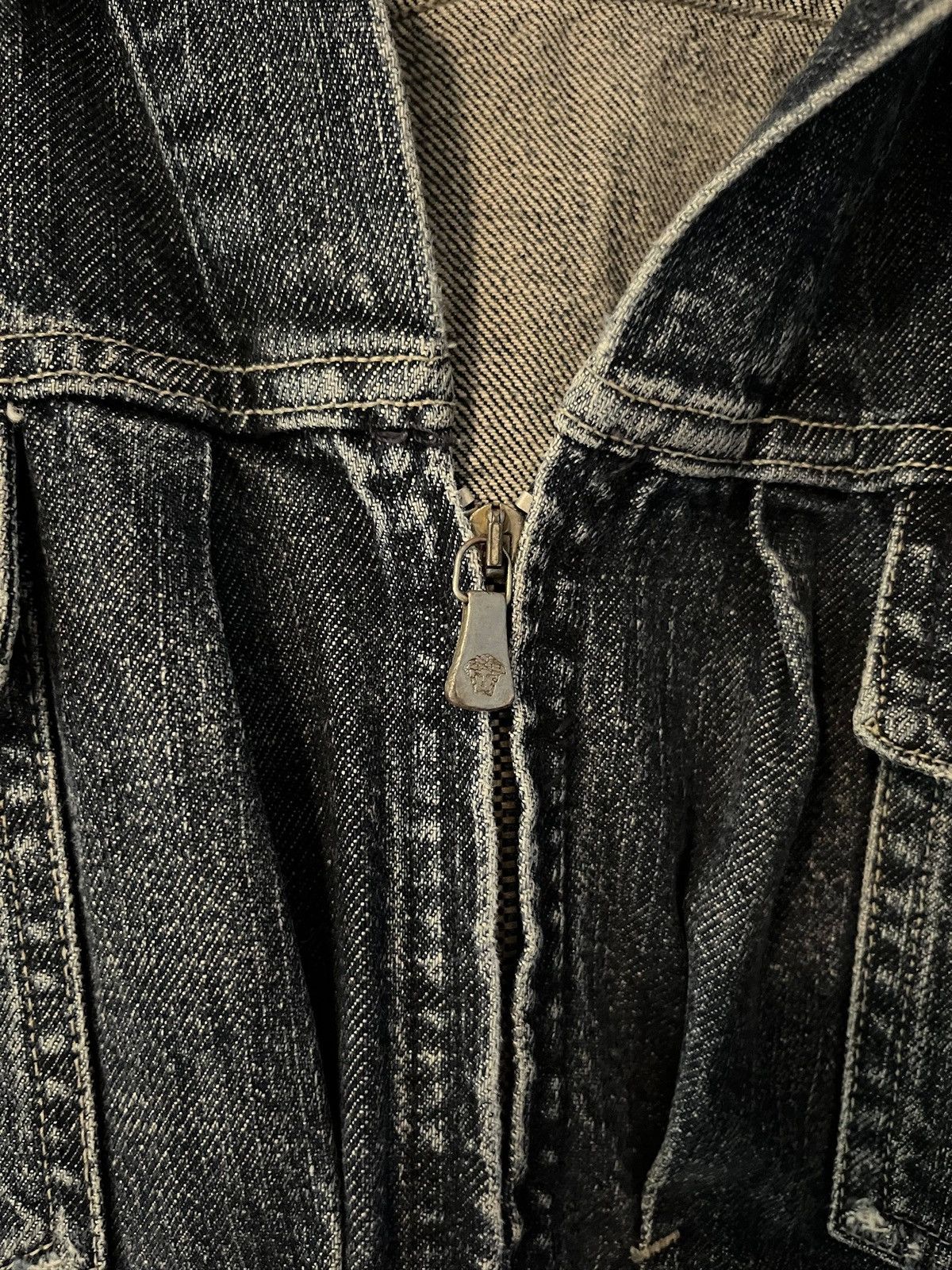 Versace Jeans Couture Versace Jeans Couture Denim Jacket – Blue L Size US L / EU 52-54 / 3 - 3 Thumbnail