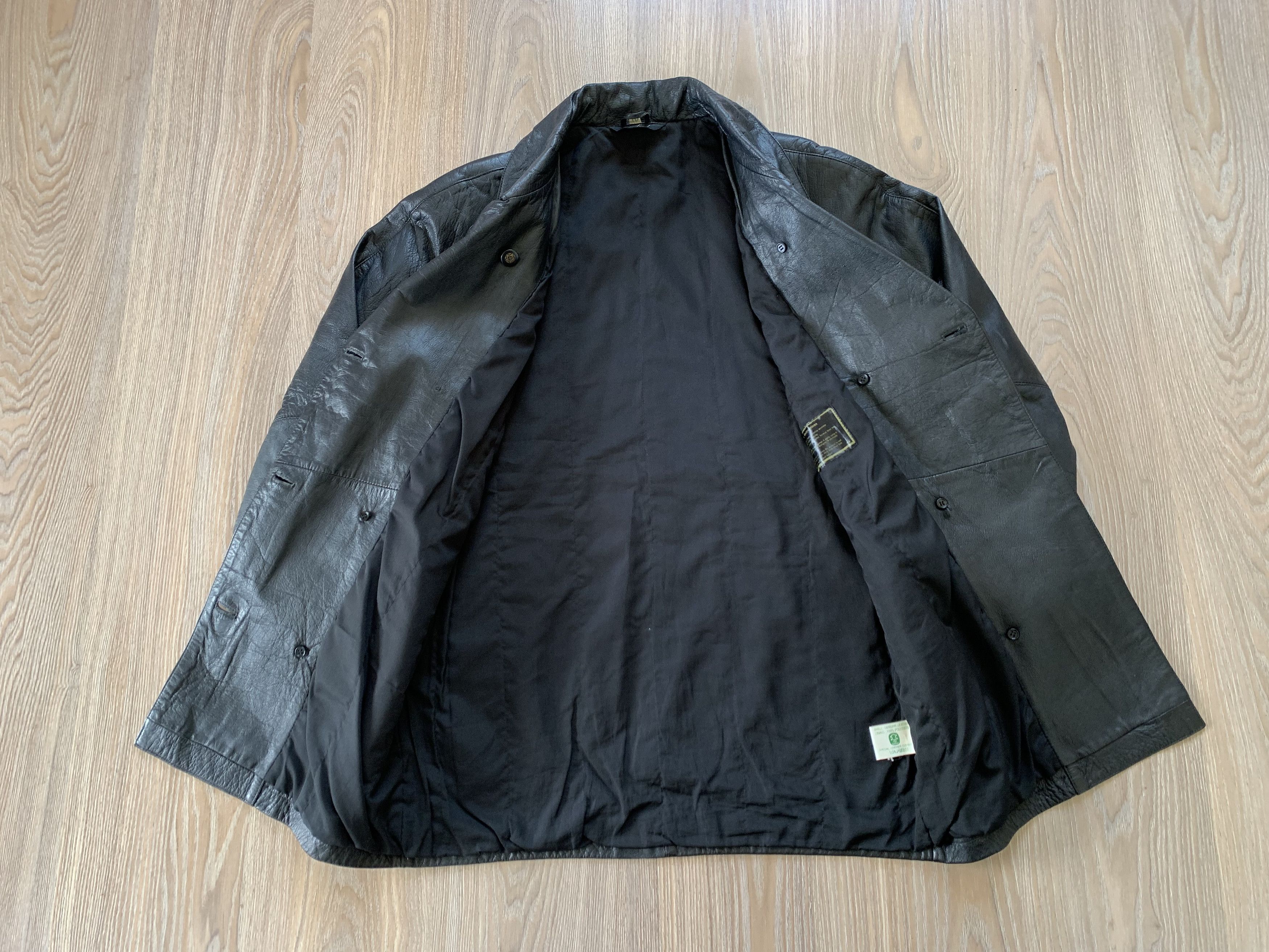Genuine Leather × Vintage Style File Vintage Long Leather Jacket Size US M / EU 48-50 / 2 - 4 Thumbnail