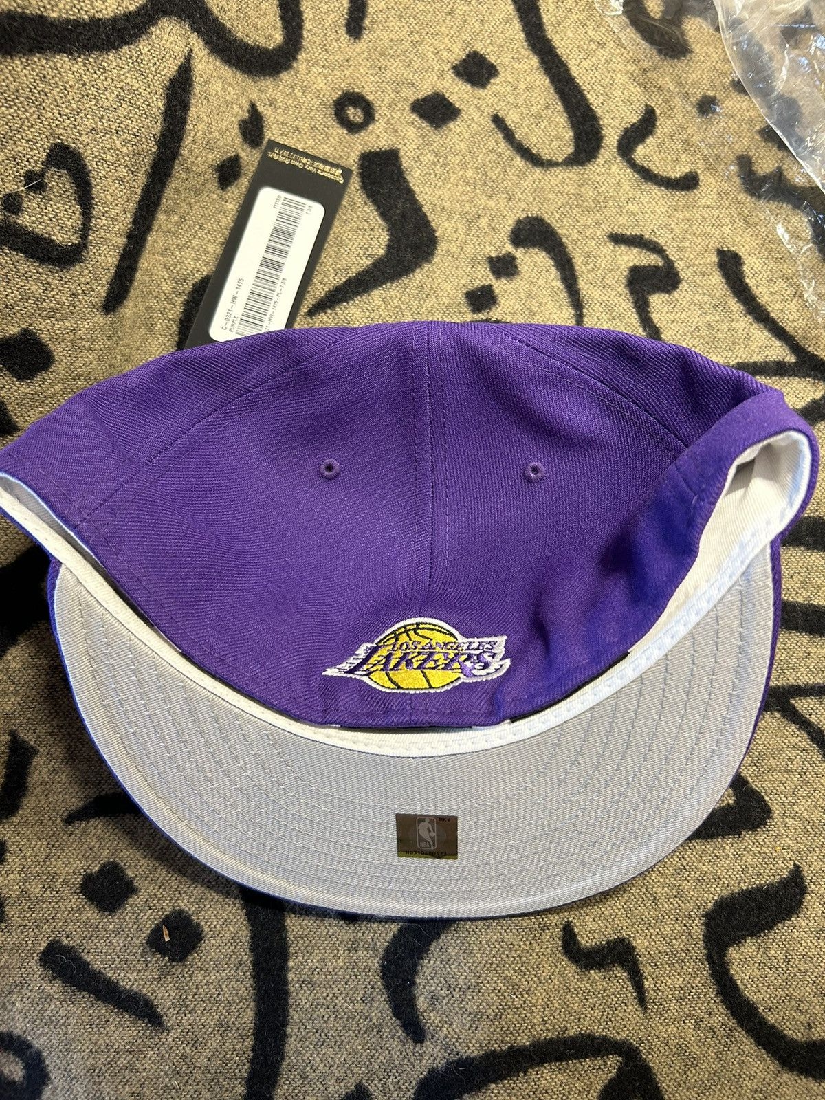 NBA × New Era × October's Very Own OVO x Los Angeles Lakers x New Era Fitted Size ONE SIZE - 5 Thumbnail