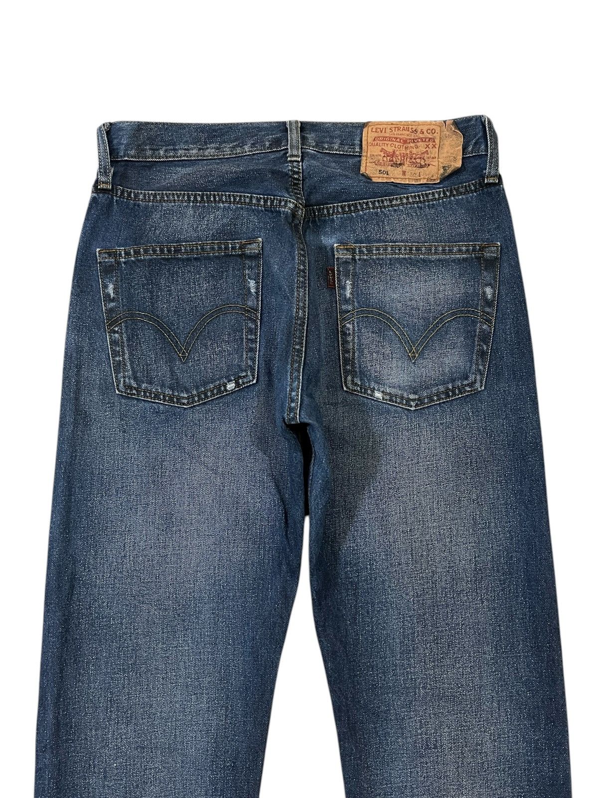 Levi's Vintage 2000's Levi's 501 Button Fly C182 Jeans Denim Size US 30 / EU 46 - 8 Thumbnail