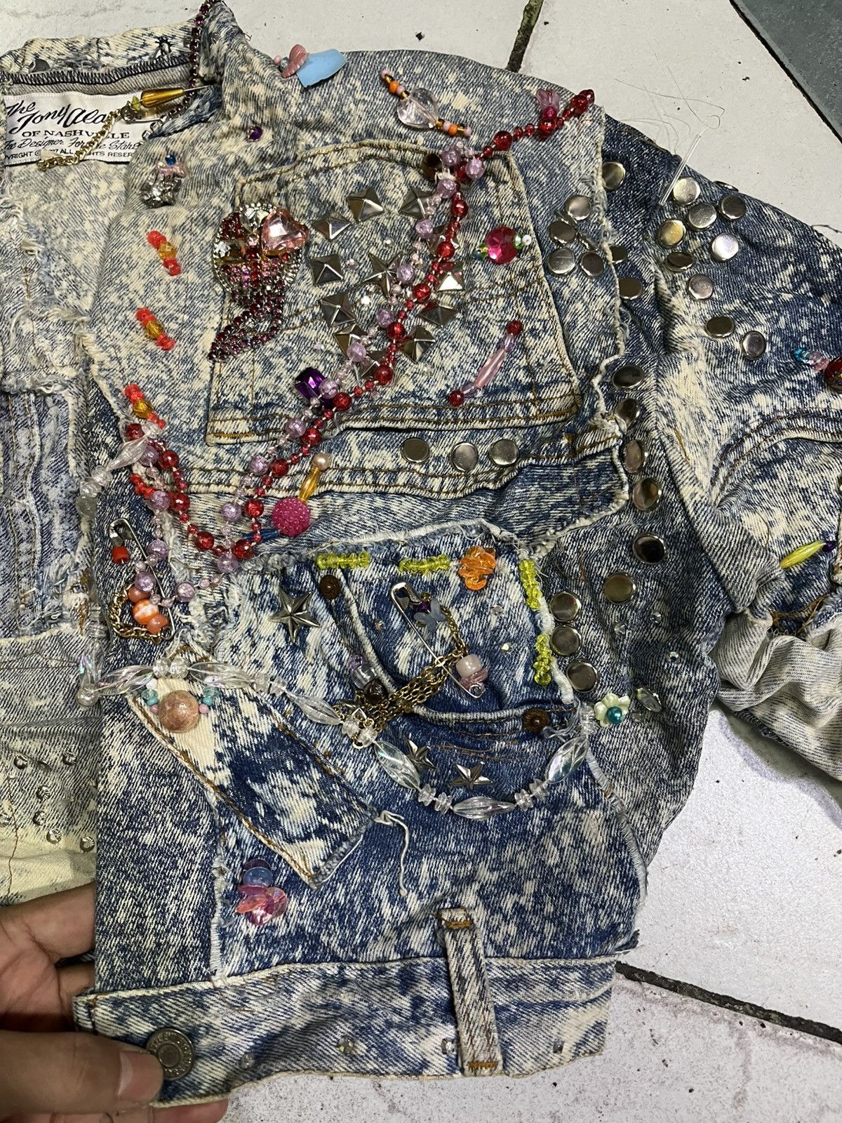 Levi's 🔥🔥🔥 Very Rare Levis Patchwork X Tony Alamo Denim Jacket Size US S / EU 44-46 / 1 - 5 Thumbnail