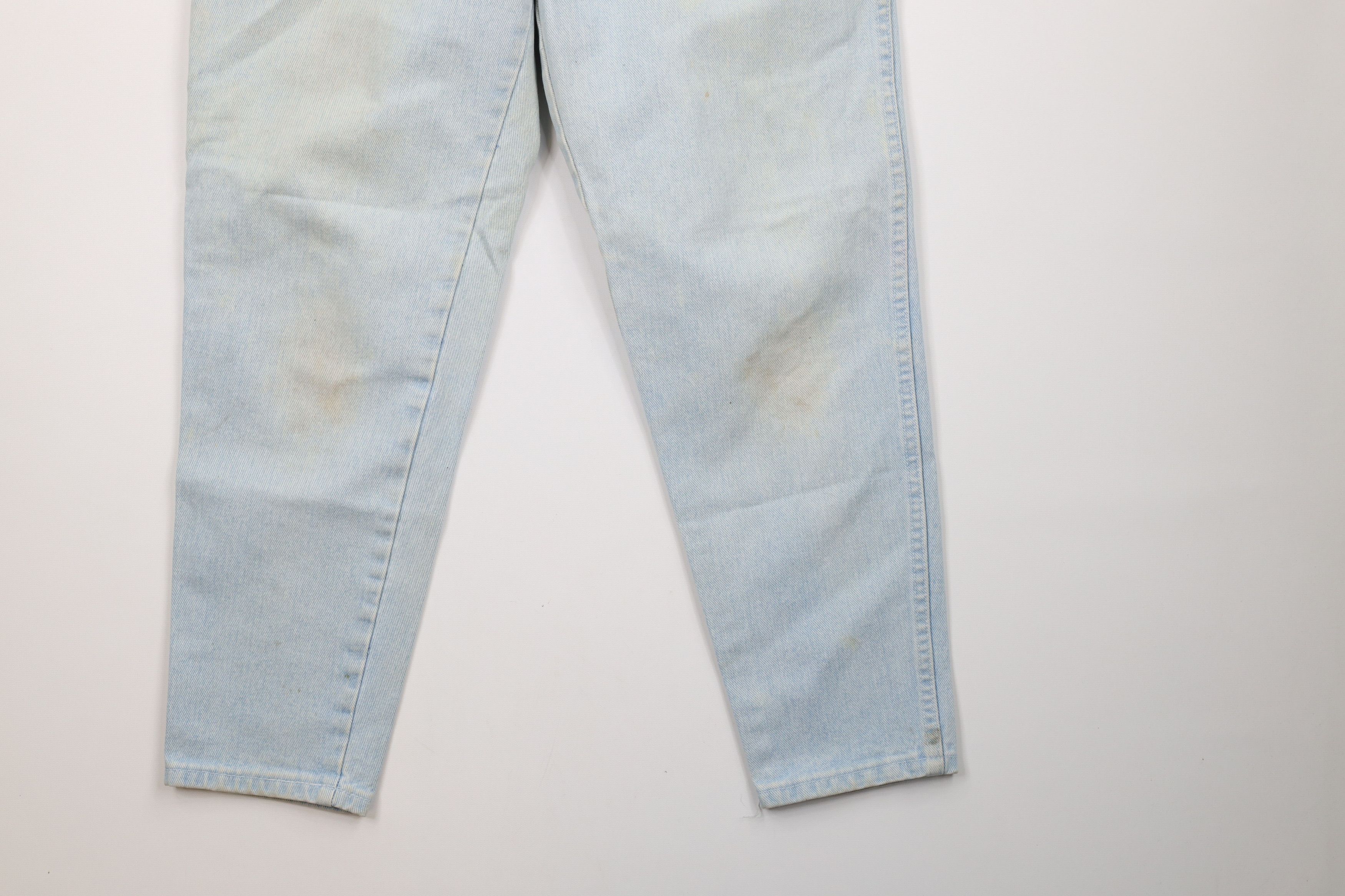 Vintage Vintage 90s Streetwear Tapered Leg Denim Jeans Blue Size 32" / US 10 / IT 46 - 4 Thumbnail