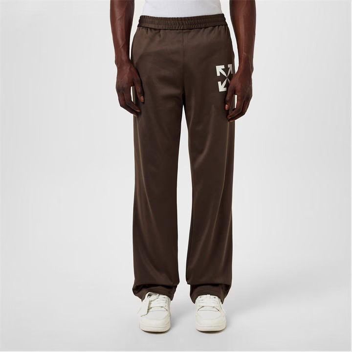 Off-White o1y0225 Logo Jogger & Sweatpant in Brown Size US 30 / EU 46 - 3 Thumbnail