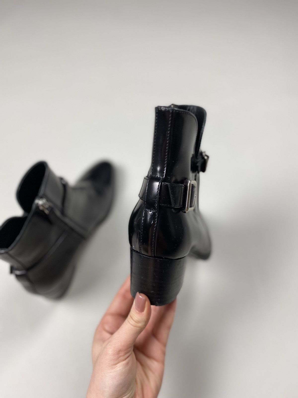 Tod's Tods ladies leather heeled boots shoes size 39 Size US 9 / IT 39 - 16 Thumbnail