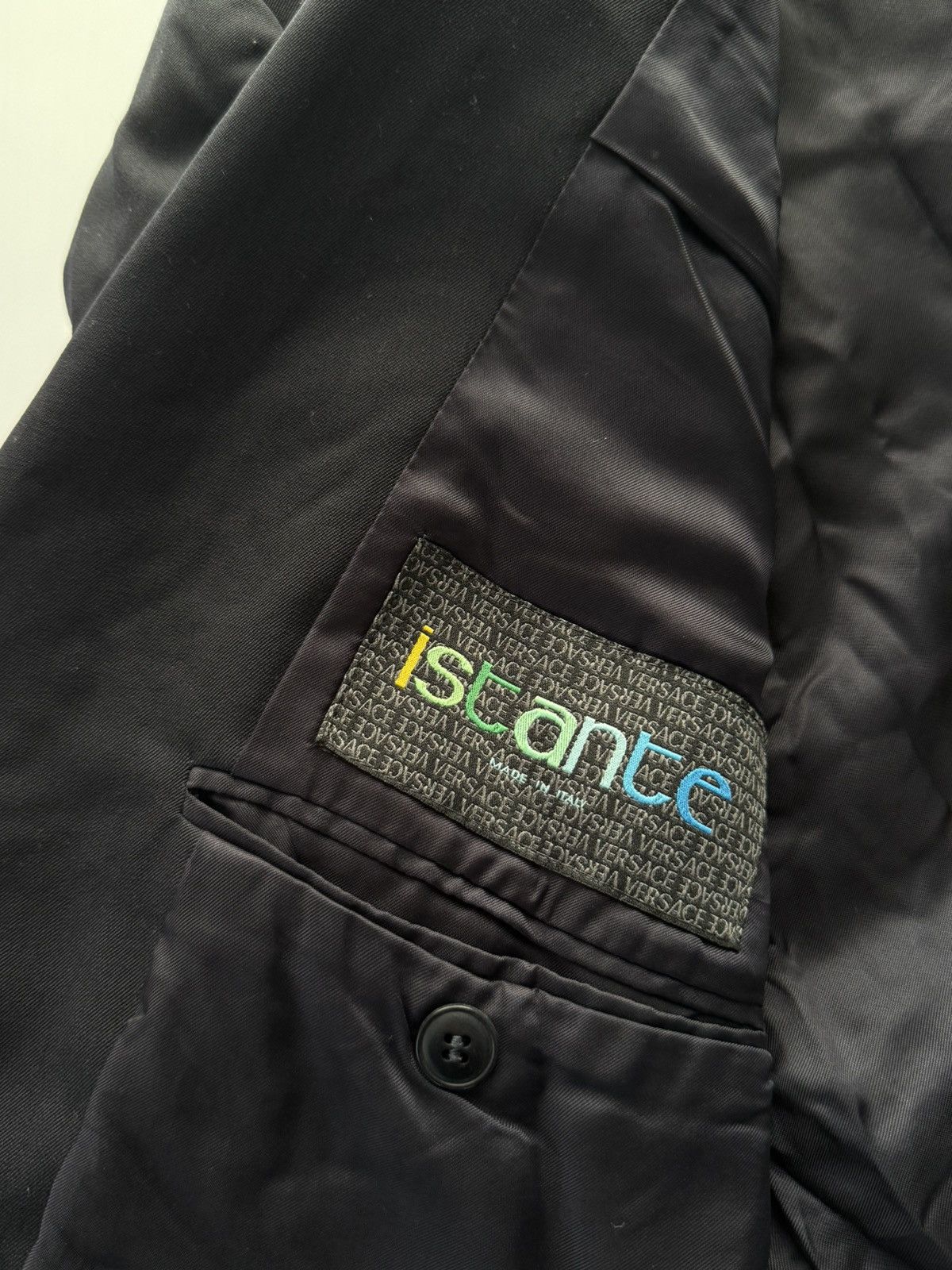 Versace Rare 90s Istante by Gianni Versace Luxury Mens Blazer Size 54L - 7 Thumbnail