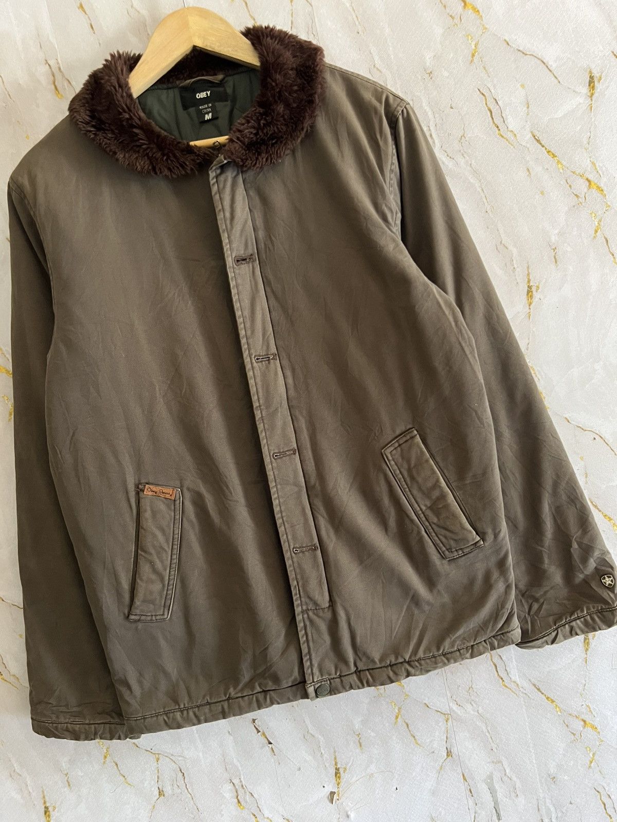 Obey Obey Workwear Jacket Duck Canvas Style Streetwear Size US M / EU 48-50 / 2 - 4 Thumbnail