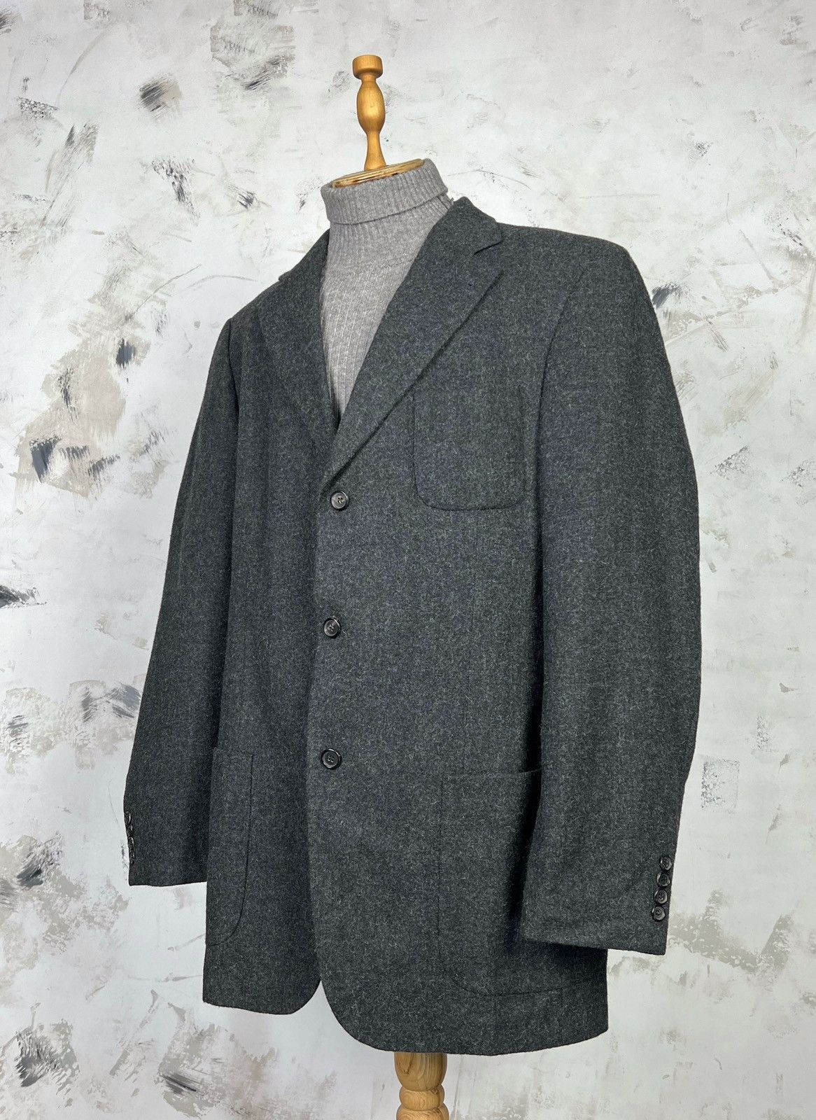 Hugo Boss Vintage Hugo Boss Blazer Alpaca Wool Jacket Size XL - XXL Size 46L - 1 Thumbnail