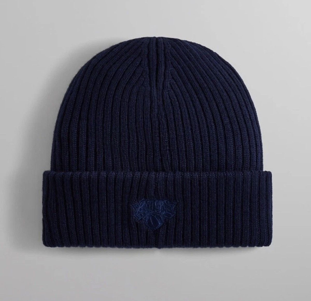 Kith Kith for the New York Knicks Retro Logo Beanie Nocturnal Size ONE SIZE - 2 Thumbnail