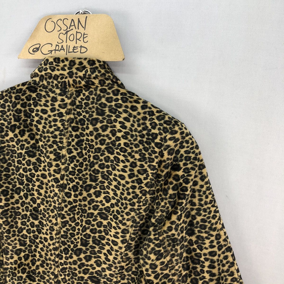 Hysteric Glamour 🇯🇵 Vintage Leopard Print Cropped Jacket Size XS / US 0-2 / IT 36-38 - 12 Thumbnail