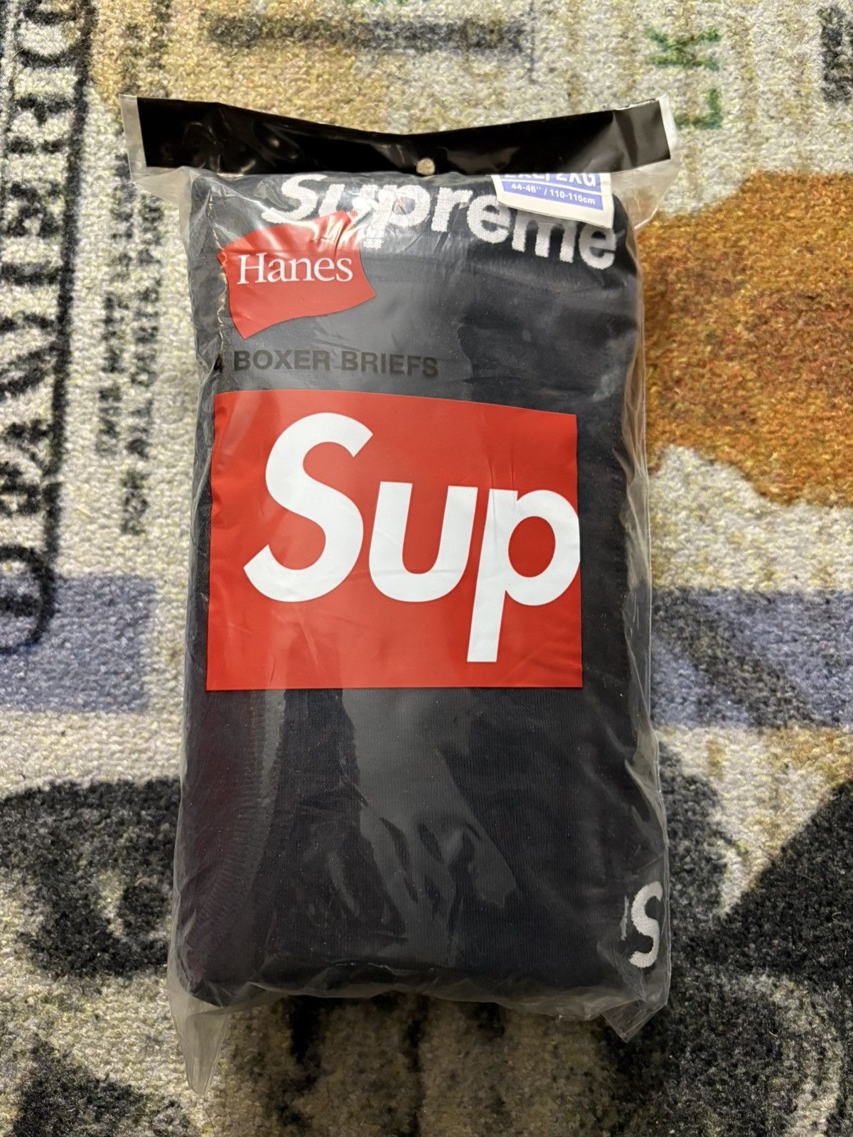Hanes × Supreme Supreme Hanes Boxer Briefs (4 Pairs) XXLARGE Size ONE SIZE - 1 Thumbnail