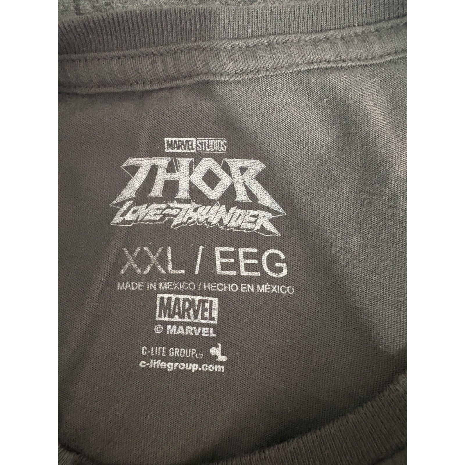 Marvel Comics Marvel Thor Love And Thunder Tee T Shirt Size XXL Gray Size US XXL / EU 58 / 5 - 3 Thumbnail
