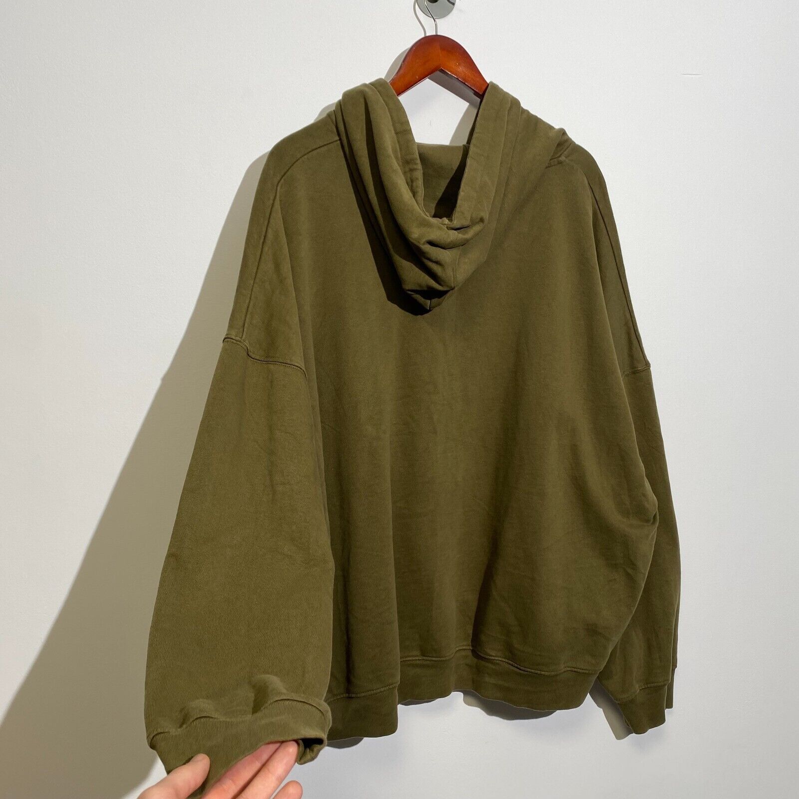 Vintage Vintage Unisex Green Cotton Hoodie Size US 12 Regular Fit Size US S / EU 44-46 / 1 - 9 Thumbnail
