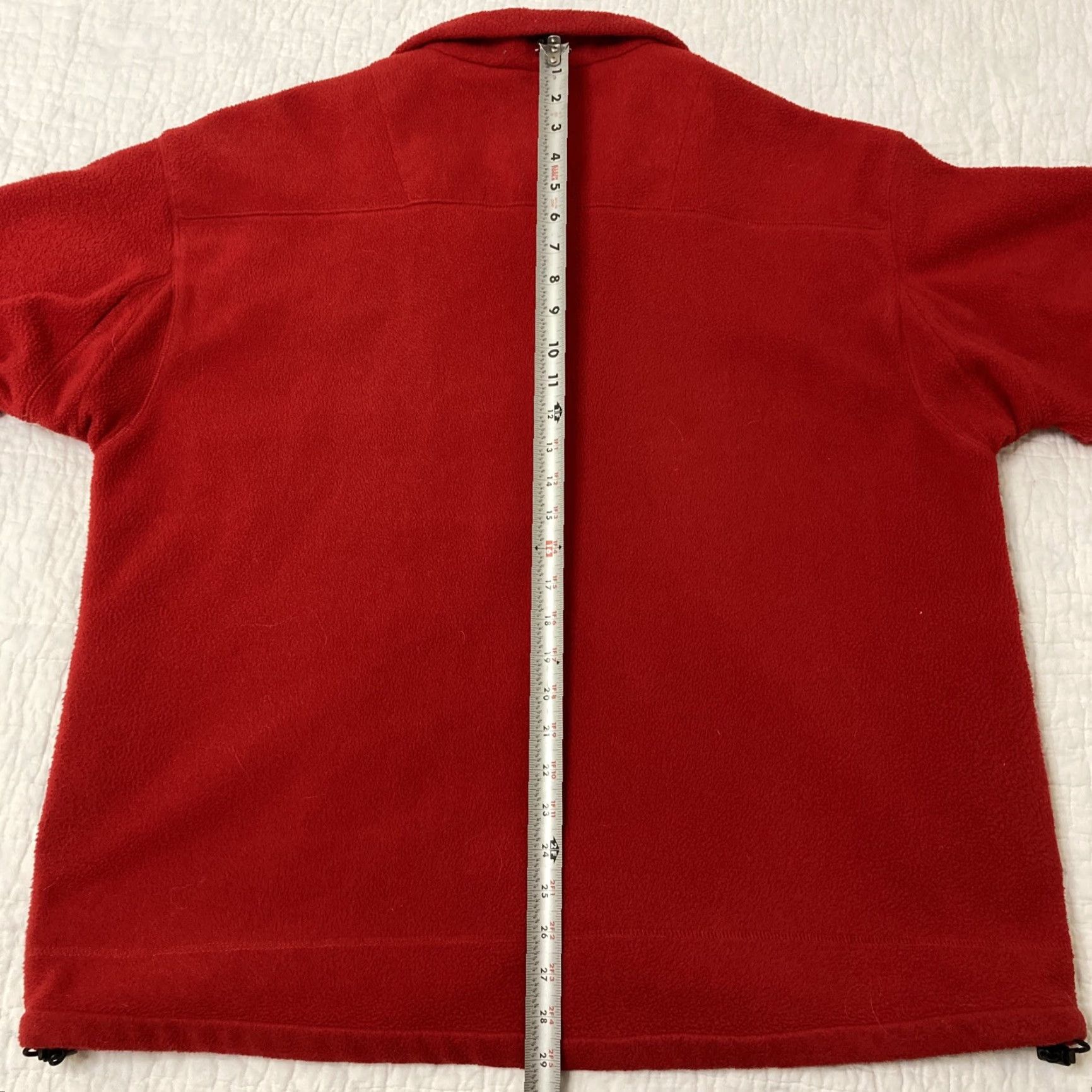 Duluth Trading Company Duluth Trading Co Mens Jacket XL Red Fleece Full Zip Pockets Long Sleeve Size US XL / EU 56 / 4 - 4 Thumbnail