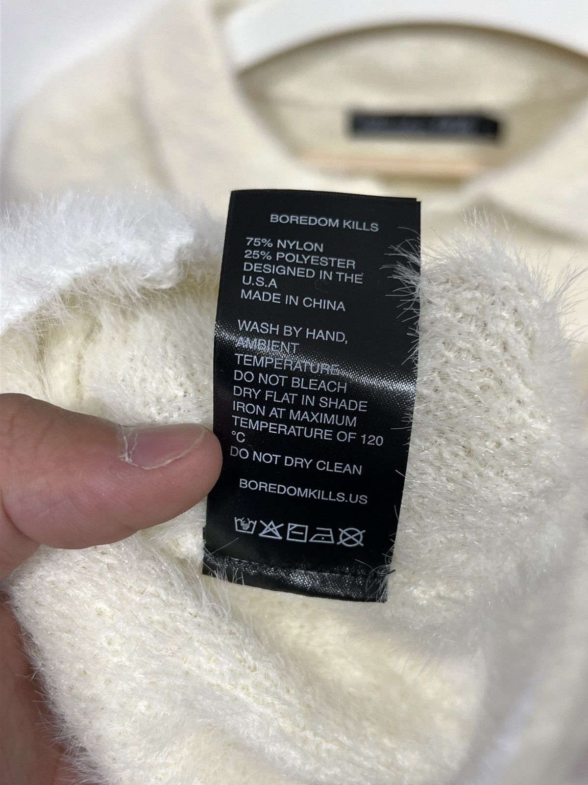 Other Boredom Kills Signature Mohair Polo Tee Size US L / EU 52-54 / 3 - 4 Thumbnail