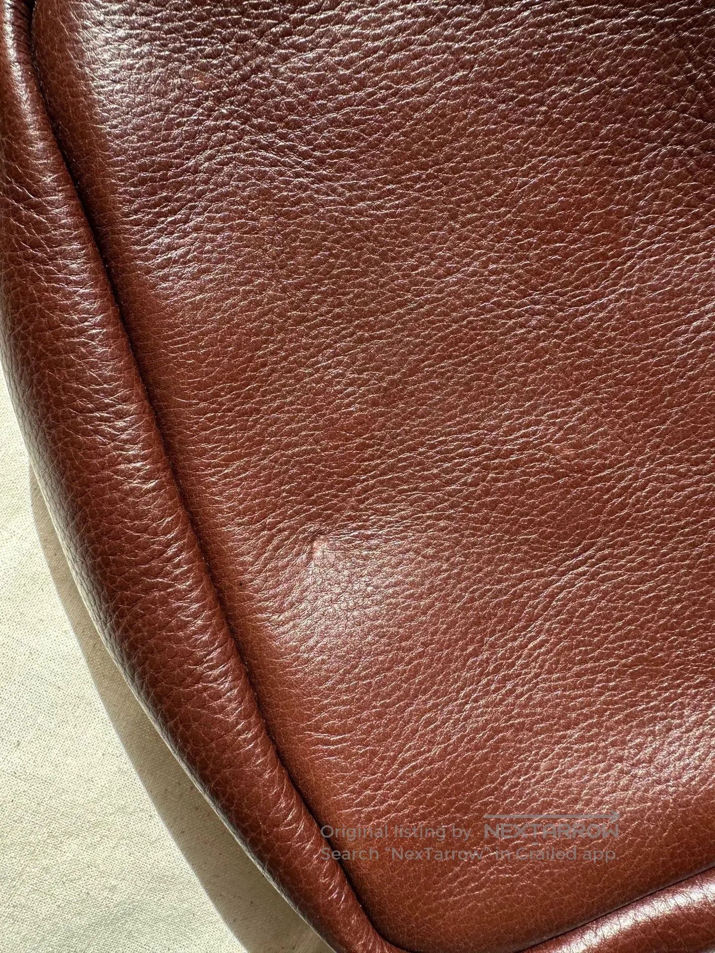 Japanese Brand Handmade Brown Leather Bag. Size ONE SIZE - 4 Thumbnail