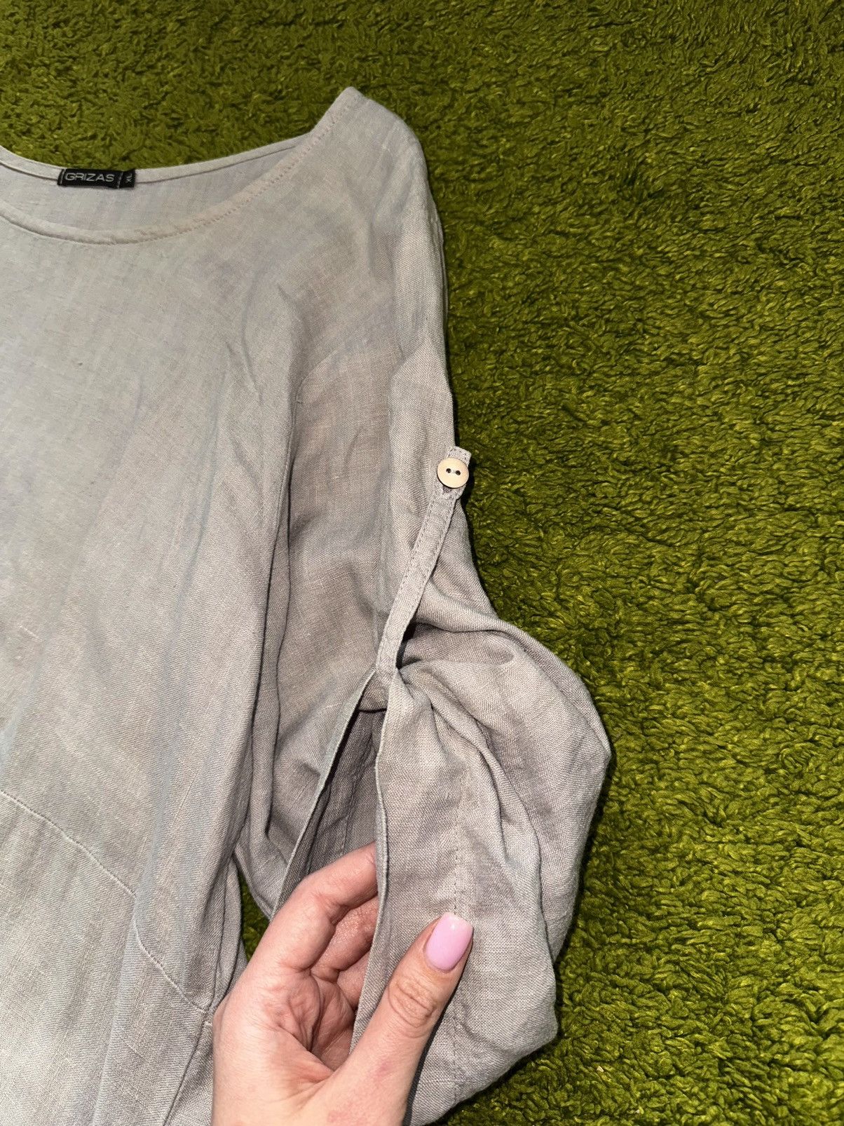 Hysteric Glamour Grizas 100% linen avant garde assymetric wide dress Size XL / US 12-14 / IT 48-50 - 5 Thumbnail