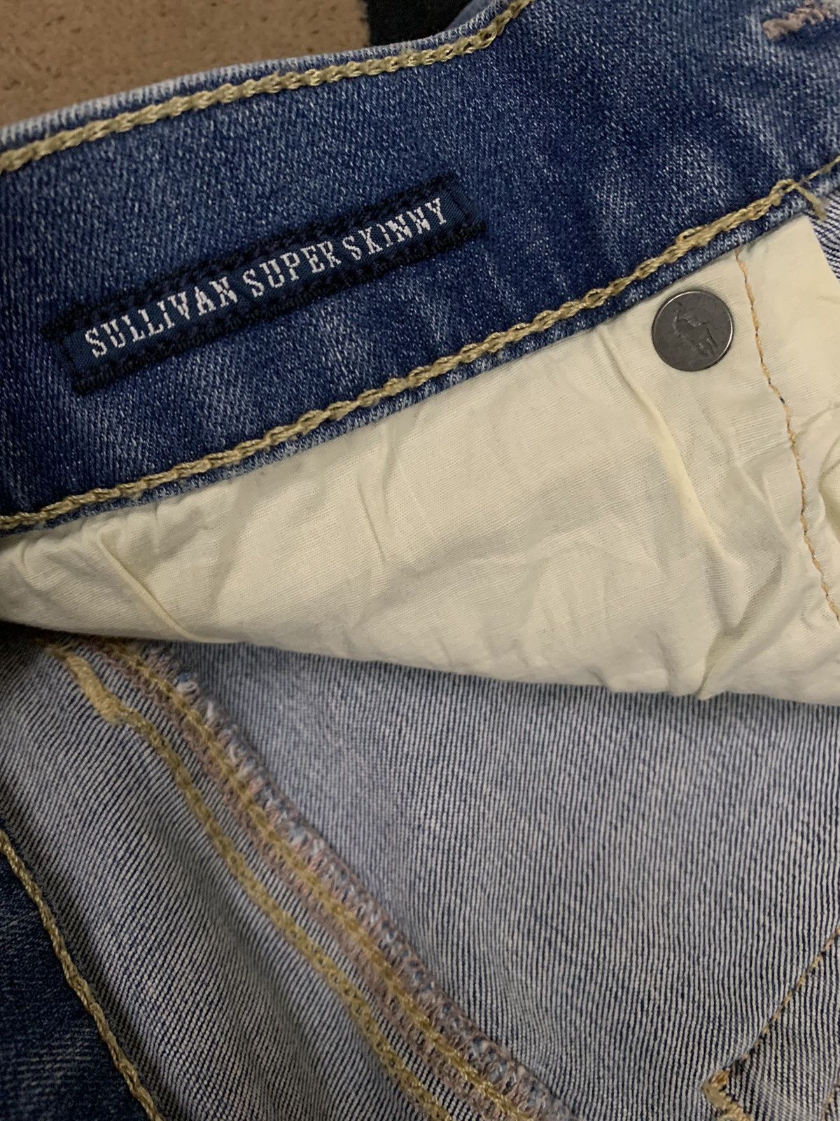 Ralph Lauren Vintage Ralph Lauren Skinny Blue Washed Jeans Size 26 Size 26" / US 2 / IT 38 - 19 Thumbnail