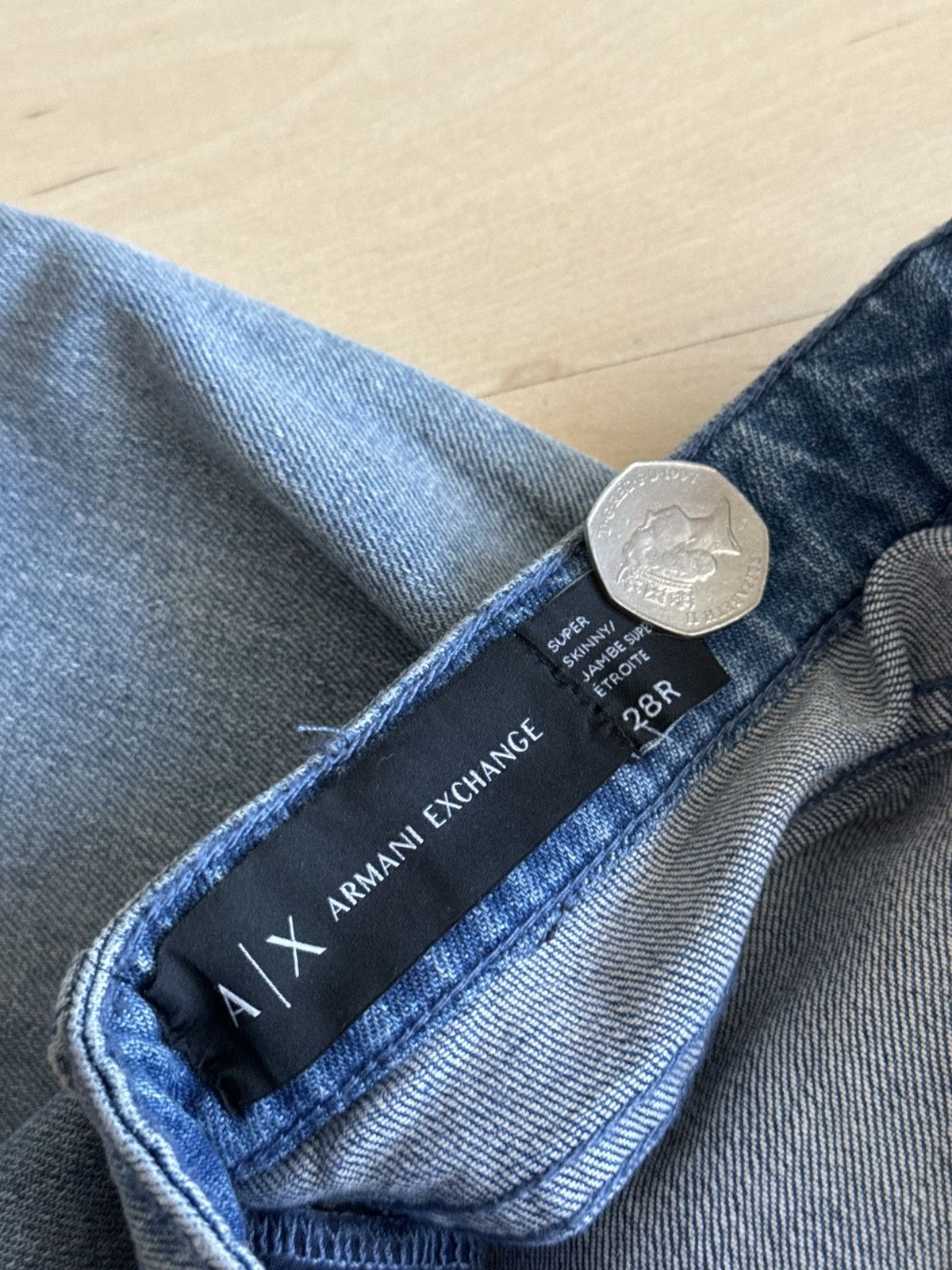 Armani Exchange Armani Exchange Super Skinny regular denim jeans nwt Size US 28 / EU 44 - 8 Thumbnail