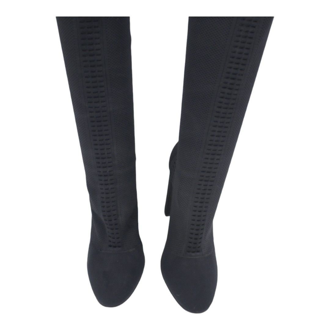 Gianvito Rossi Gianvito Rossi Stretch Knit Over the Knee Block Heel Boots Size US 9 / IT 39 - 5 Thumbnail