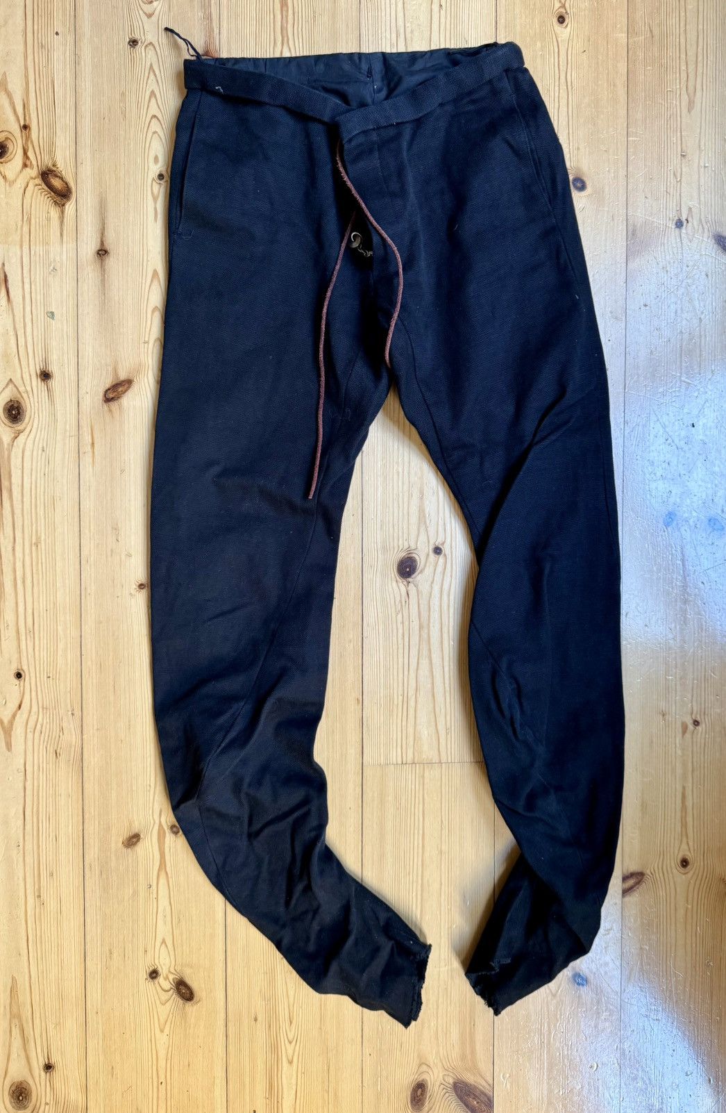 パンツ devoa archive cotton linen slacks pants Devoa linen twisted pants