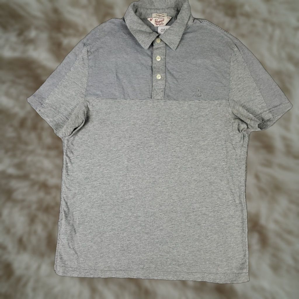 Vintage Penguin Polo Shirt Mens Small Gray Casual Short Sleeve Activewear Size US S / EU 44-46 / 1 - 1 Thumbnail