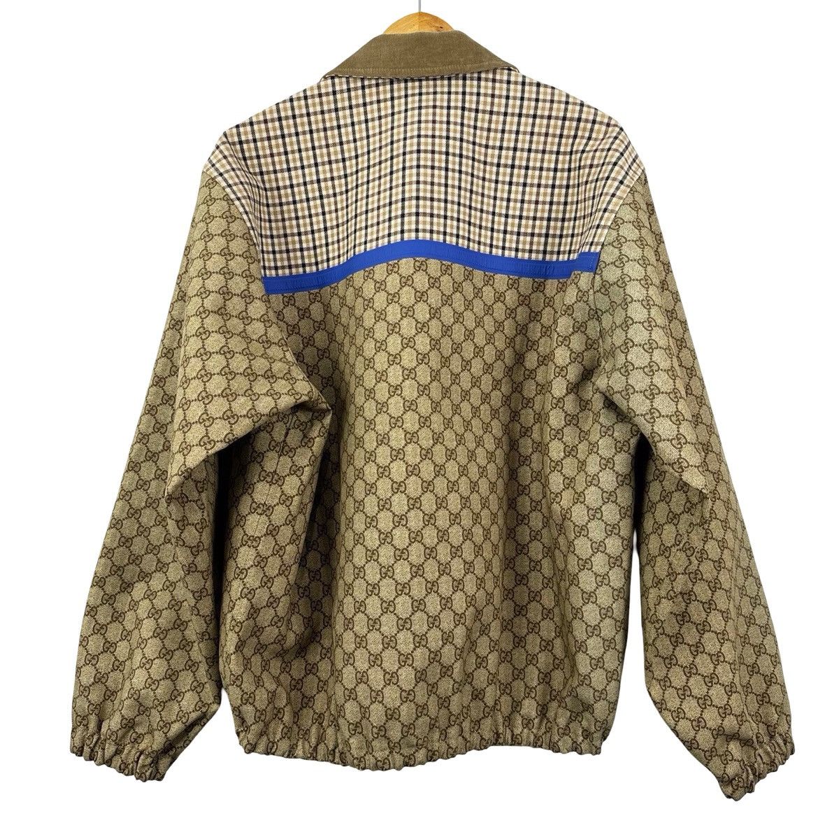 Gucci GG-canvas checked reversible cotton jacket Size US M / EU 48-50 / 2 - 2 Thumbnail