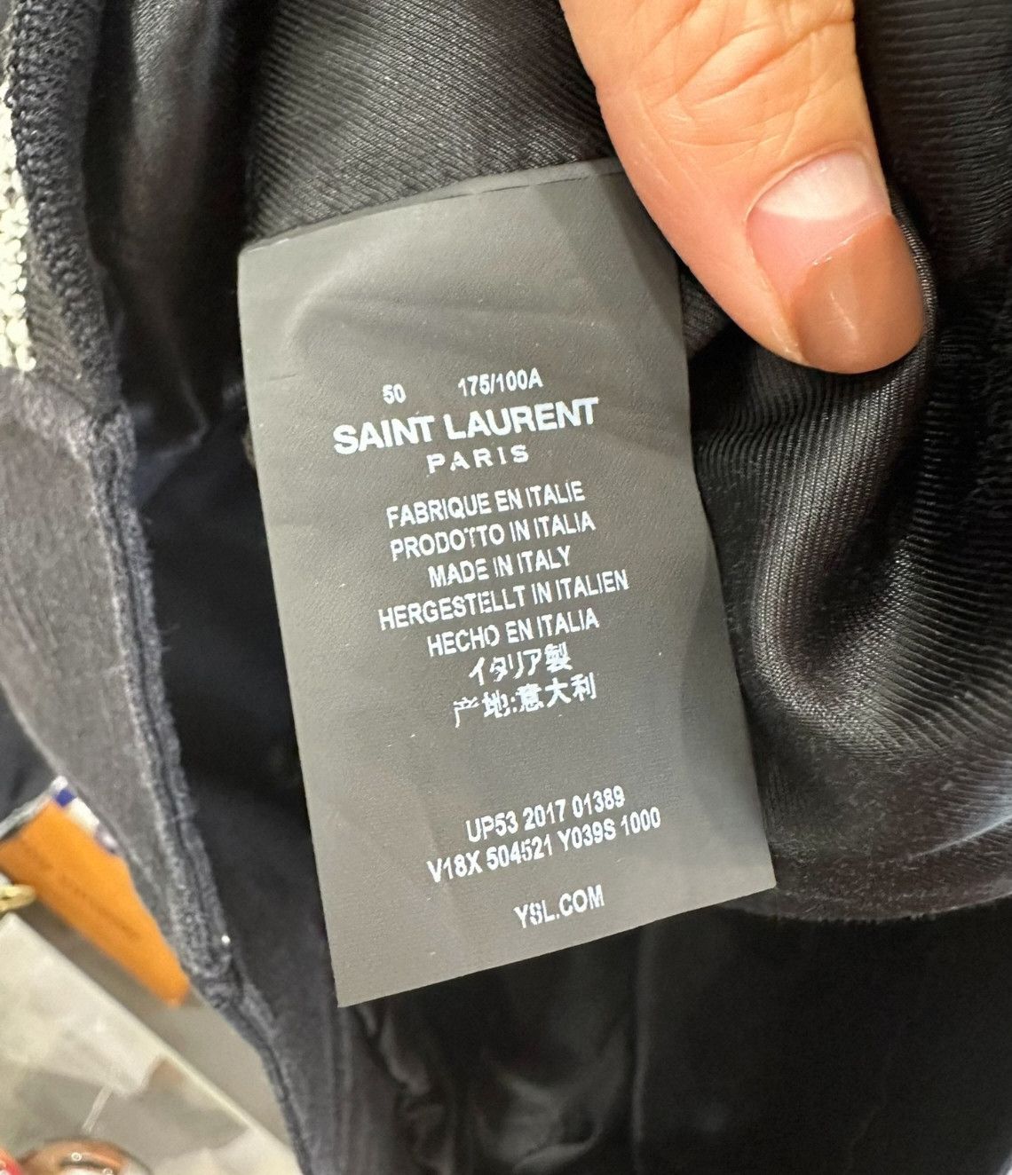 Saint Laurent Paris Sz 46 Saint Laurent Pairs 18ss Ethical Style Jacket-2507 Size US M / EU 48-50 / 2 - 7 Thumbnail