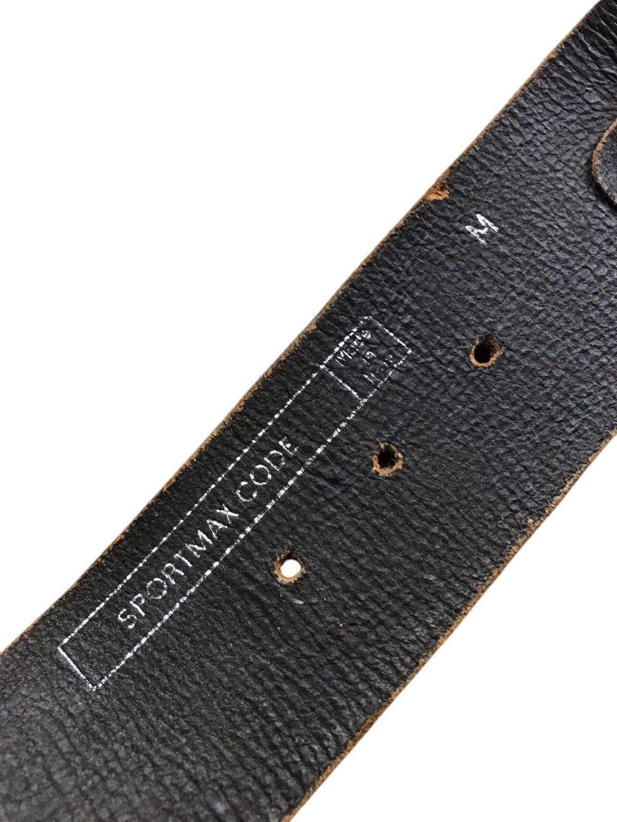 Max Mara × Sportmax STUDDED LEATHER WAIST BELT STEAMPUNK SPORTMAX BY MAX MARA Size ONE SIZE - 13 Thumbnail
