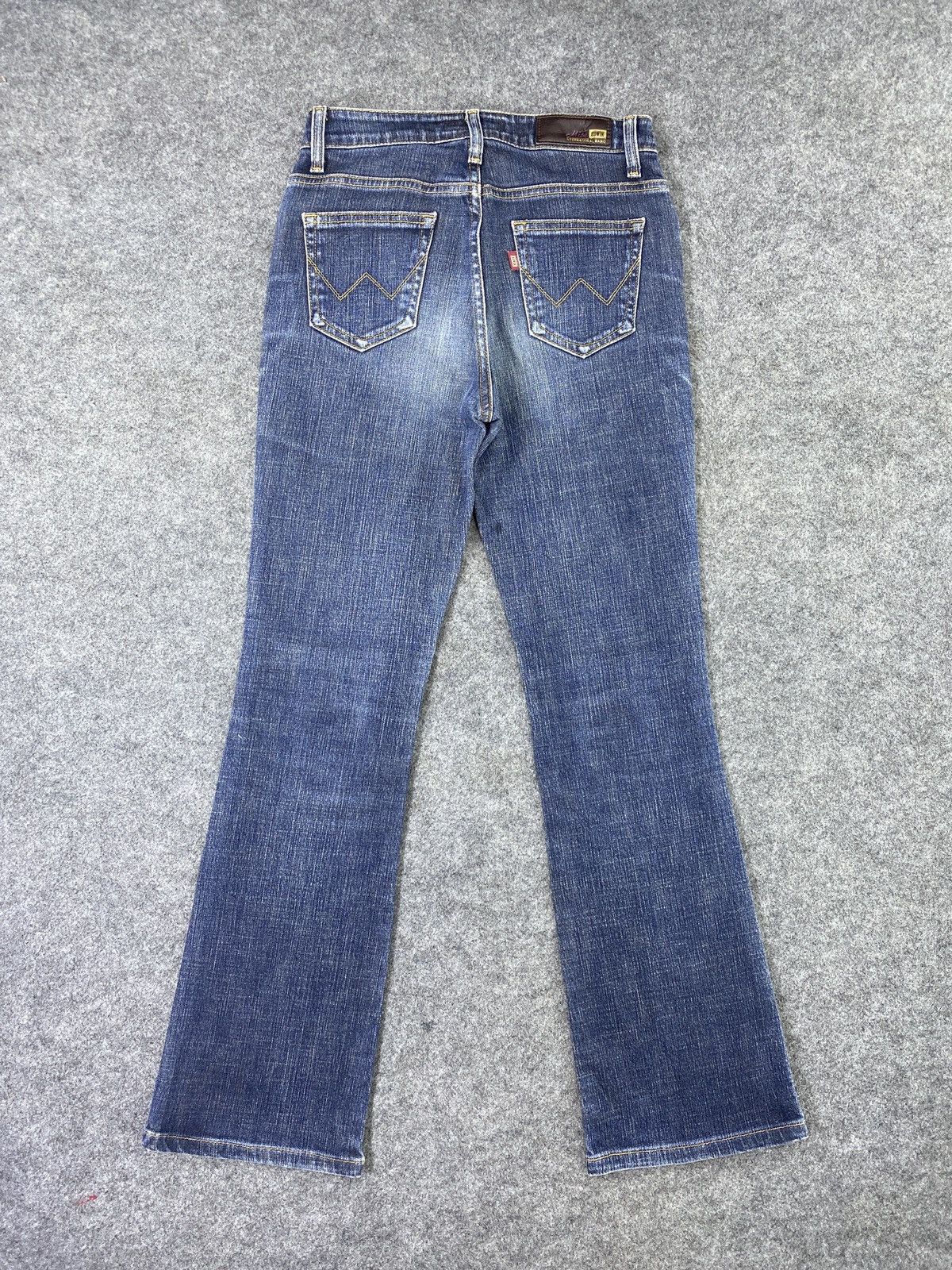 Edwin × Jean × Vintage Miss Edwin Blue Wash Flare Jeans - J986 Size 26" / US 2 / IT 38 - 3 Thumbnail