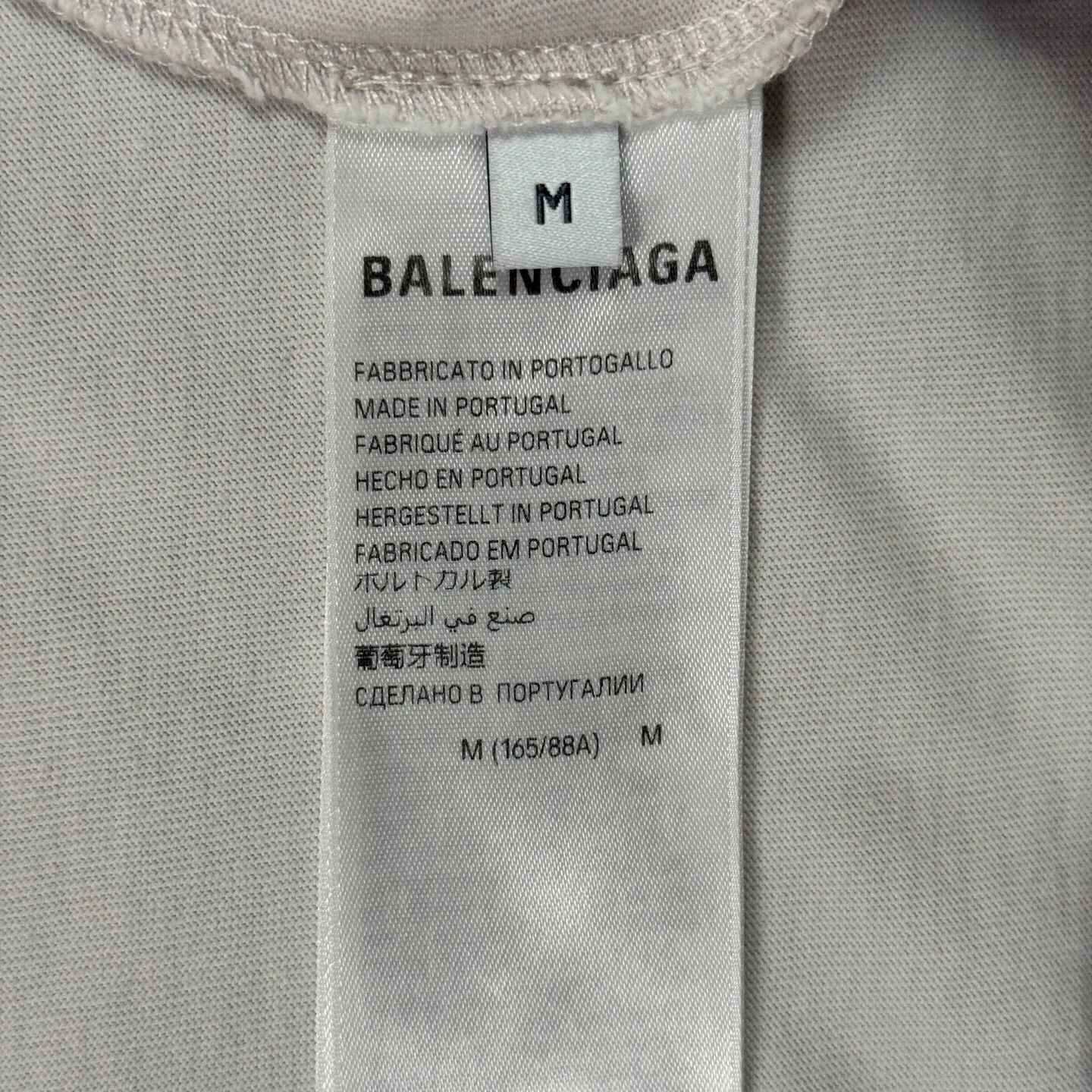 Balenciaga Balenciaga White WiFi Print T-Shirt M Size US M / EU 48-50 / 2 - 4 Thumbnail