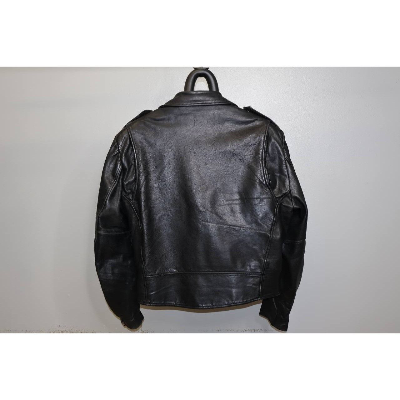Vintage Vintage Wilsons Open Road Black Leather Motorcycle Jacket Size US L / EU 52-54 / 3 - 2 Thumbnail