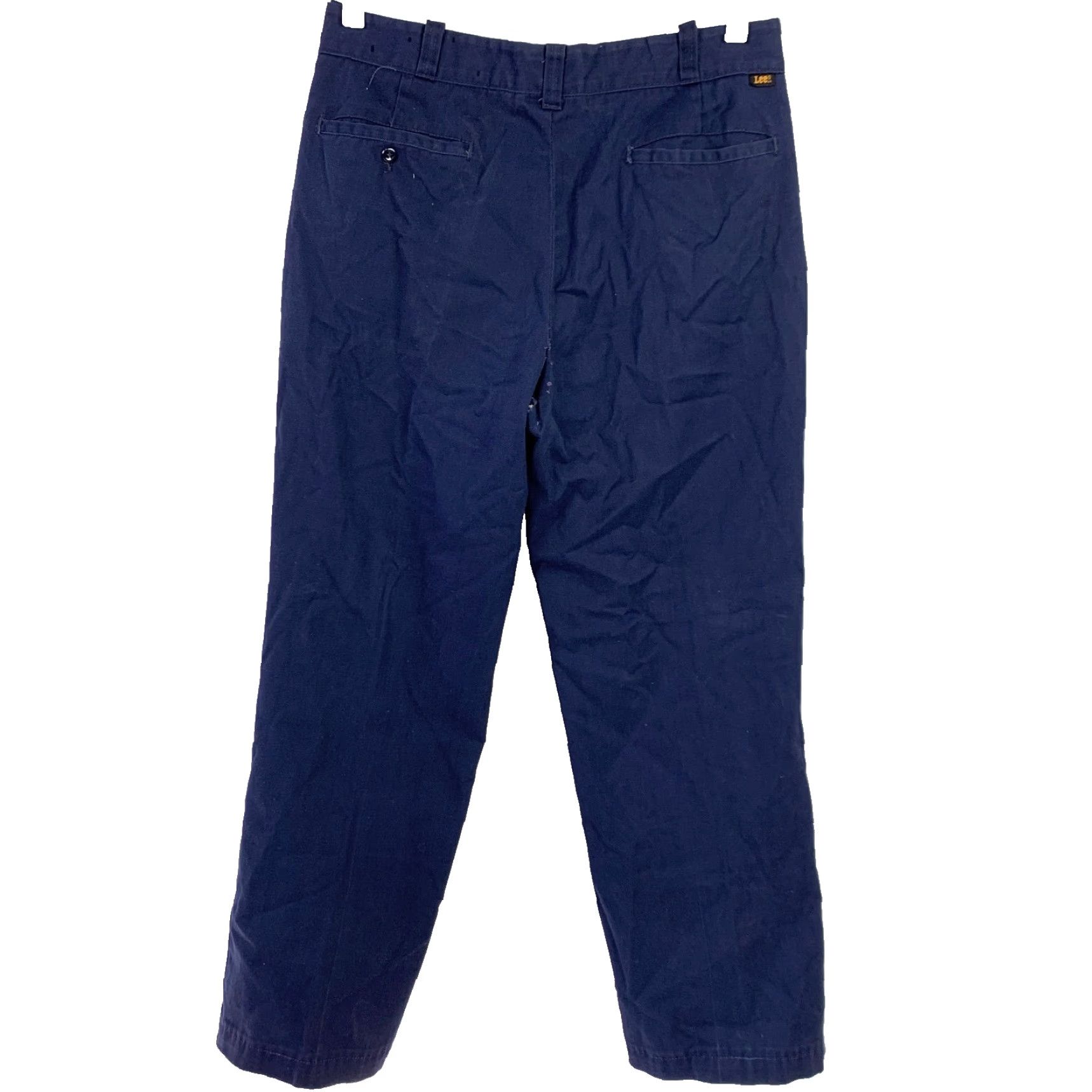 Lee VINTAGE Lee Chetopa Twill Work Pants Main Point Lee Chetopa Twill Pants 34 32.5x28.5 Blue 1970s Mens Boys? Size US 33 - 3 Thumbnail