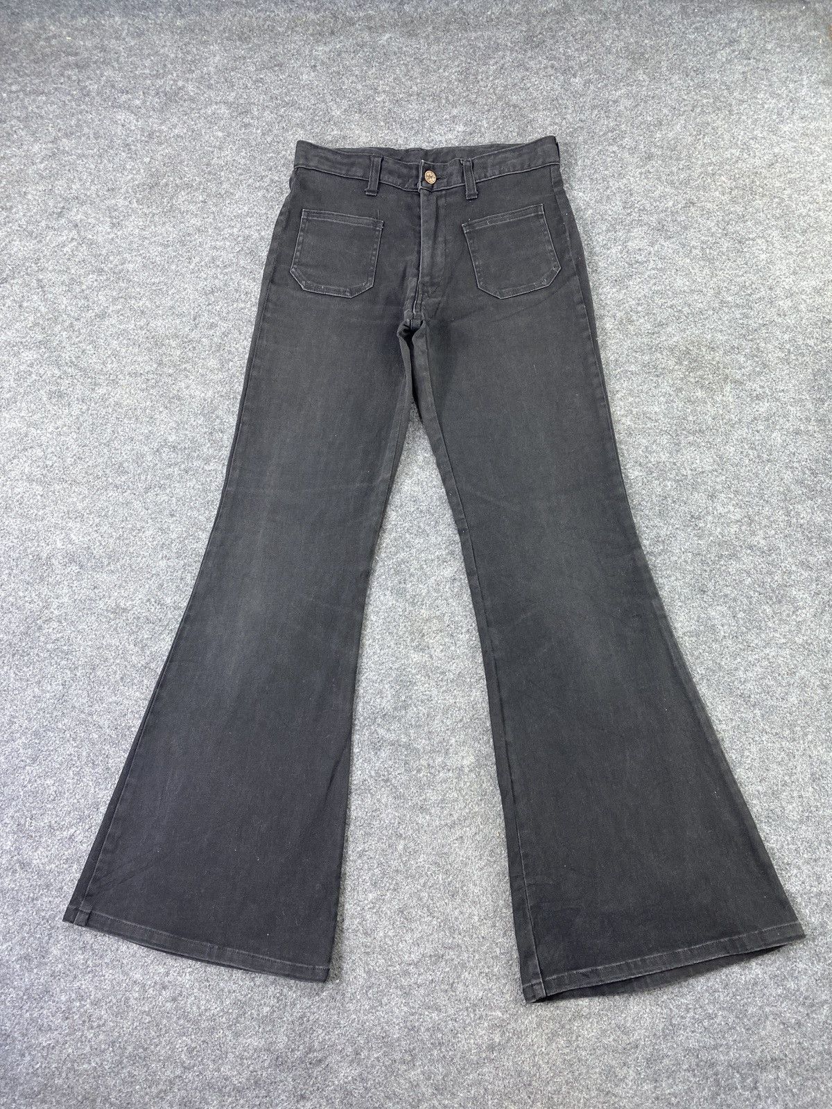 If Six Was Nine × Japanese Brand × Vintage Yankee Blueborn Bootcut Black Denim - J1129 Size US 28 / EU 44 - 2 Thumbnail