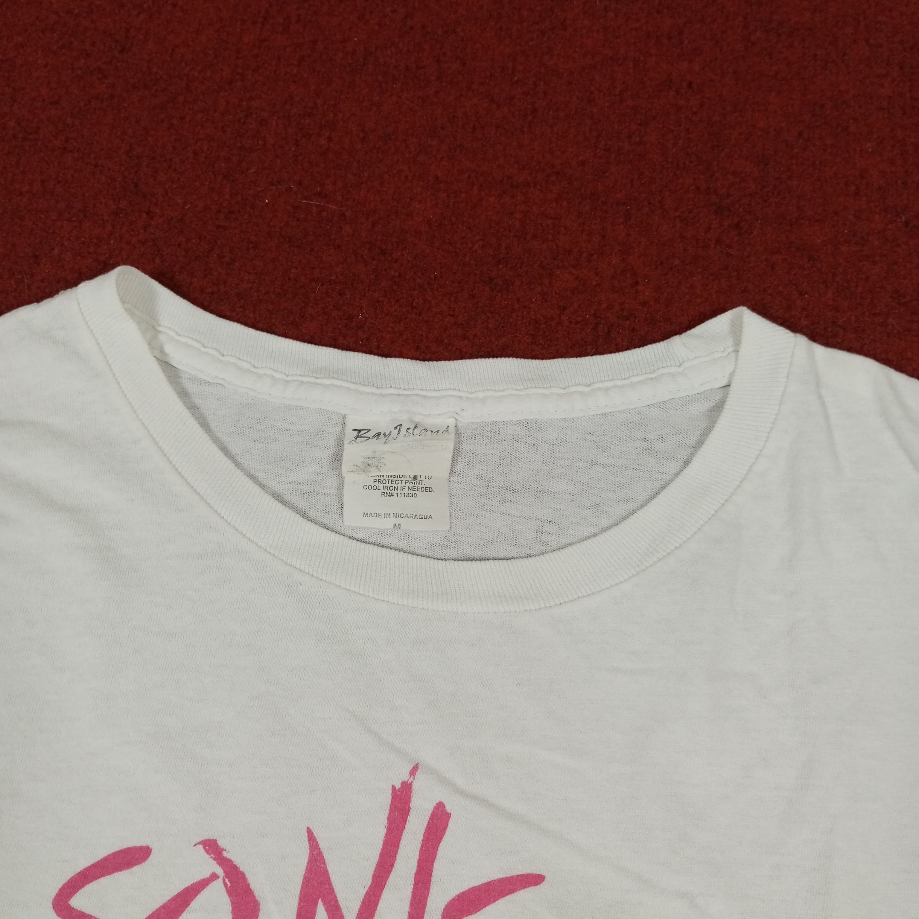 Band Tees × Vintage Sonic Youth Band Rock Music Streetwear Style Tshirt Size US S / EU 44-46 / 1 - 5 Thumbnail