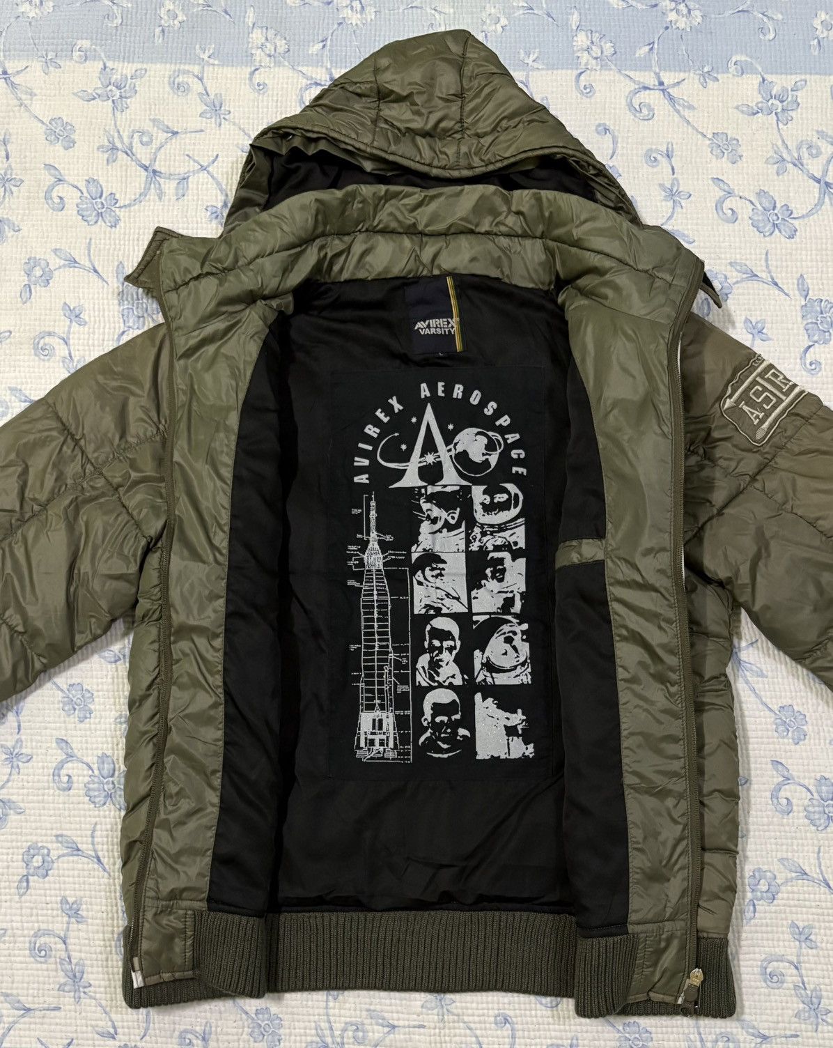 Avirex Japanese Avirex Varsity Jacket With Hoodies Size US L / EU 52-54 / 3 - 4 Thumbnail
