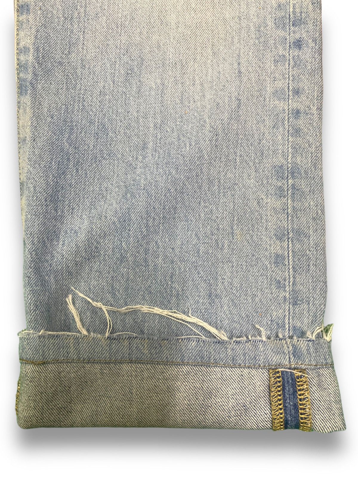 Uniqlo Vintage Y2K Uniqlo Mud Wash Straight Fit Distressed Jeans Size US 29 - 10 Thumbnail