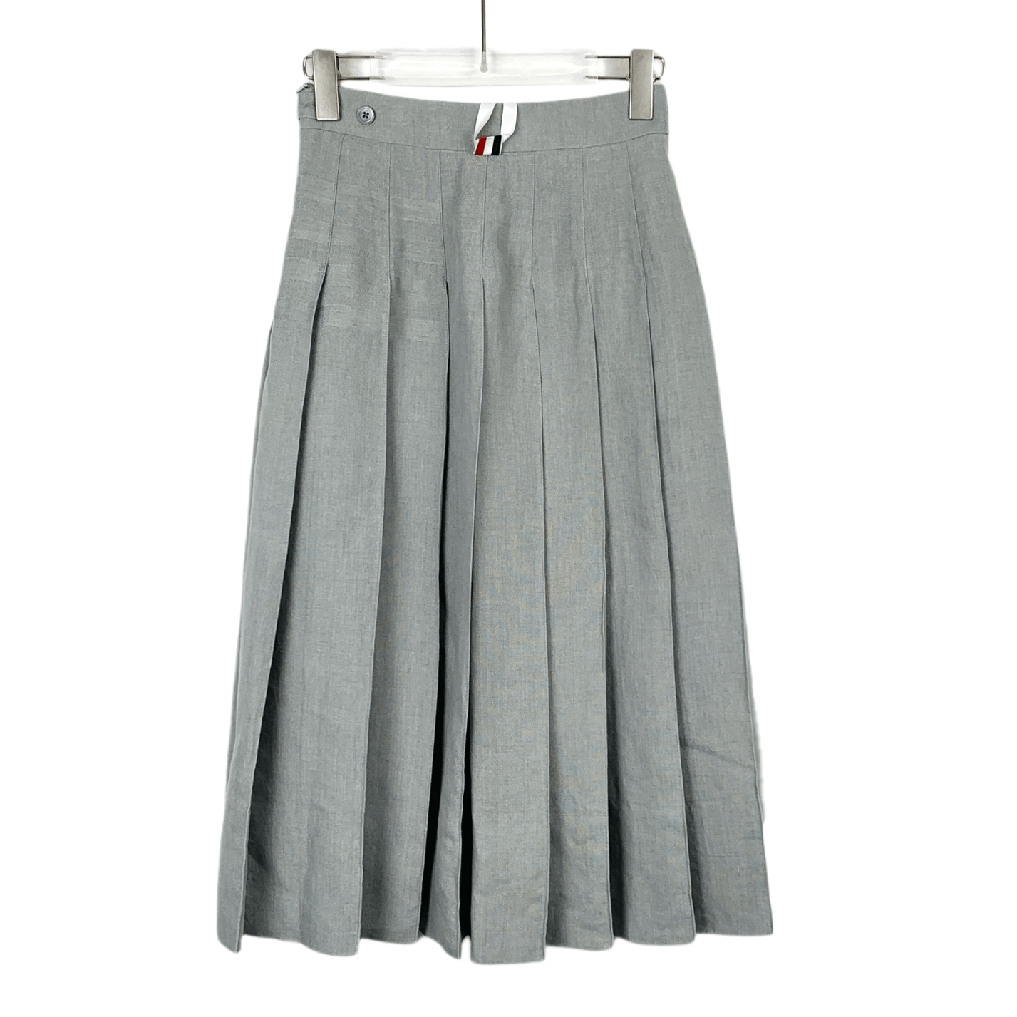 Thom Browne Thom Browne Grey classic wool pleated skirt Size S / US 4 / IT 40 - 2 Thumbnail