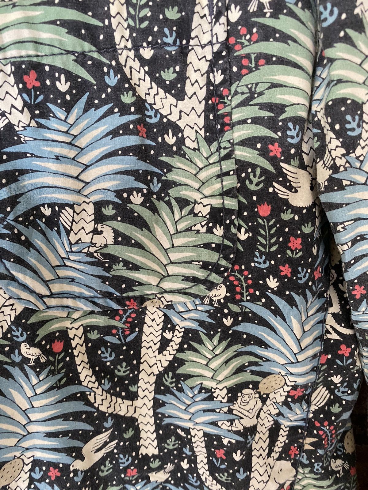Beams Plus 2000s Beams Multi pop animal jungle print light jacket Size US S / EU 44-46 / 1 - 9 Thumbnail